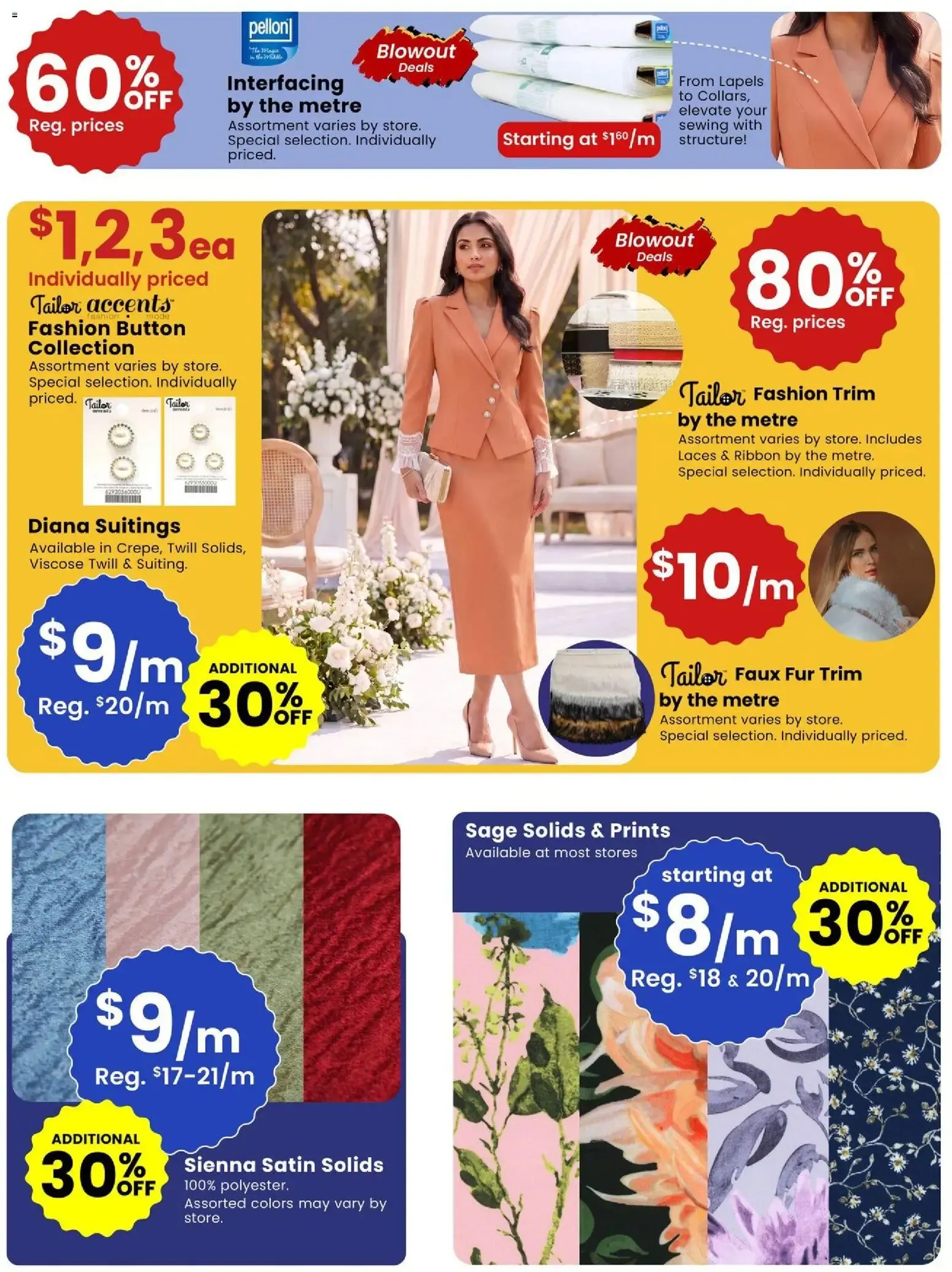 FABRICLAND CLEAN SWEEP Sale from August 1 to August 31 2026 - flyer page 11