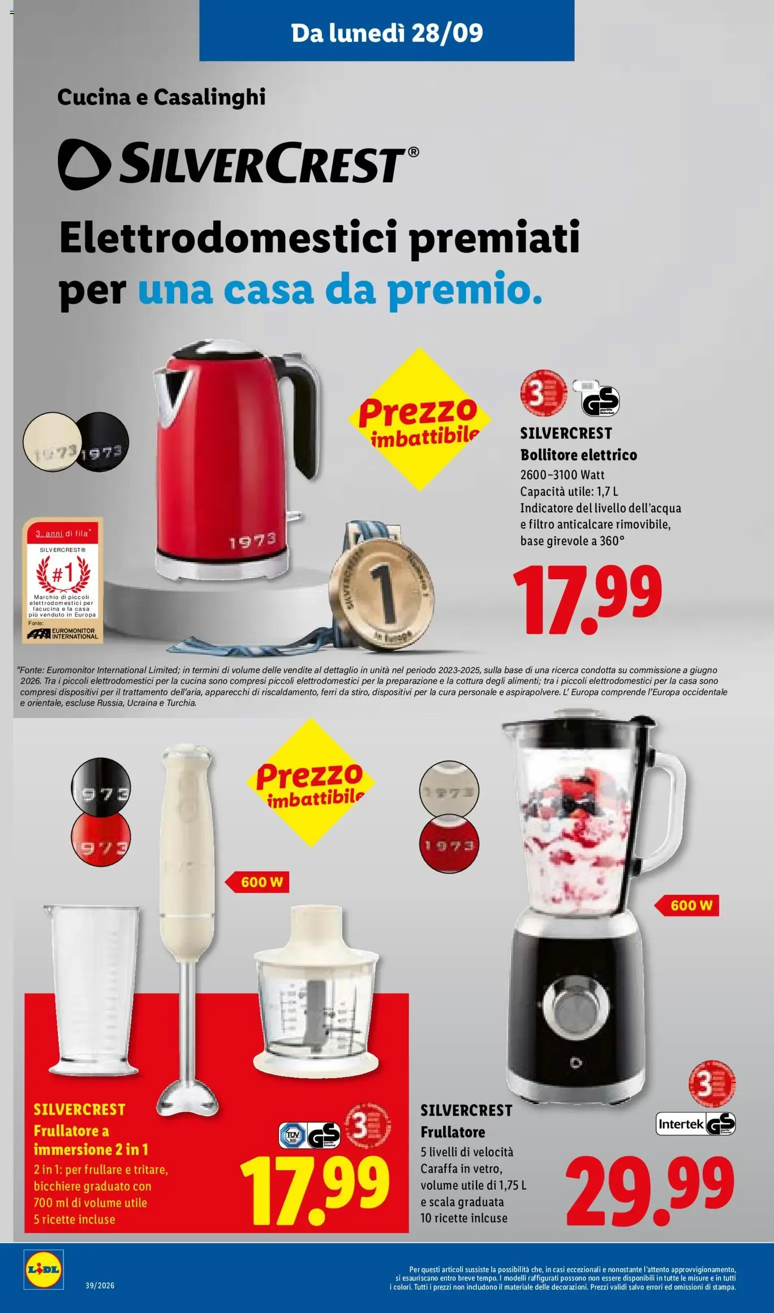 LIDL Sotto Prezzi da 24 settembre a 30 settembre di 2026 - Pagina del volantino 34