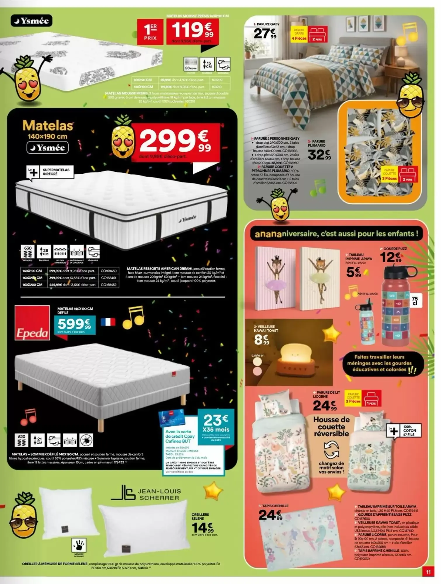 Joyeux Anana Niversaire! du 17 août au 5 septembre 2026 - Catalogue page 11