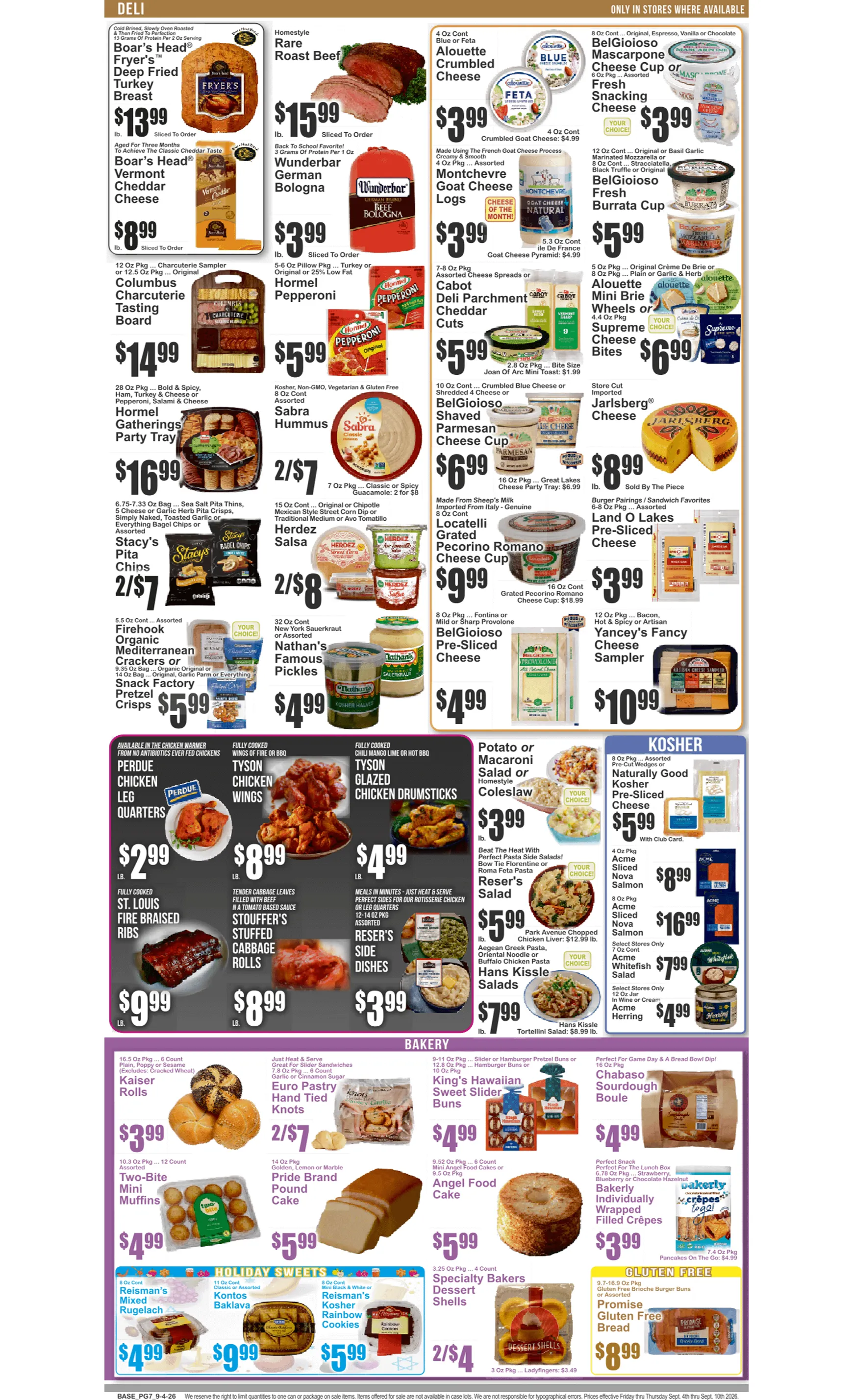 Weekly promotion Current Key Food - Fresh leaflet valid from Friday 09/04/2026 to Thursday 09/10/2026 spanning from September 4 to September 10 2026 - Page 8 for Catalogue 365