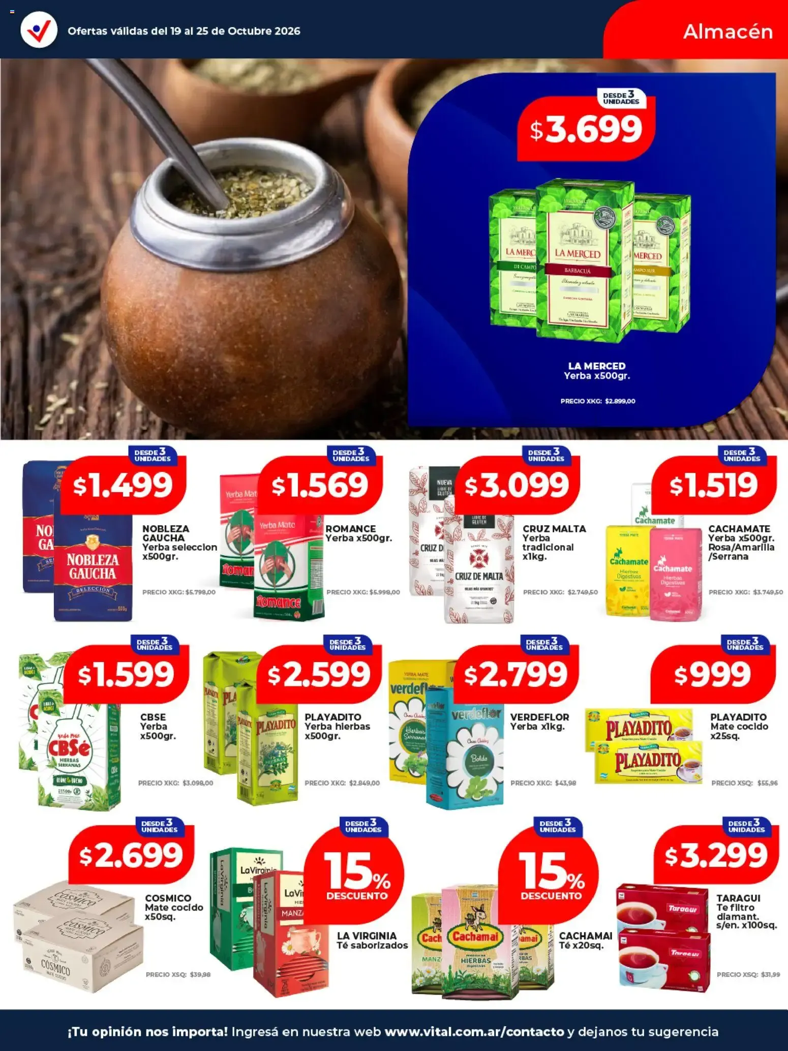 Ofertas de Vital - Ofertas || del 19/10/2026 - 25/10/2026 || Catálogo 19 de octubre al 25 de octubre 2026 - Página 24 del catálogo