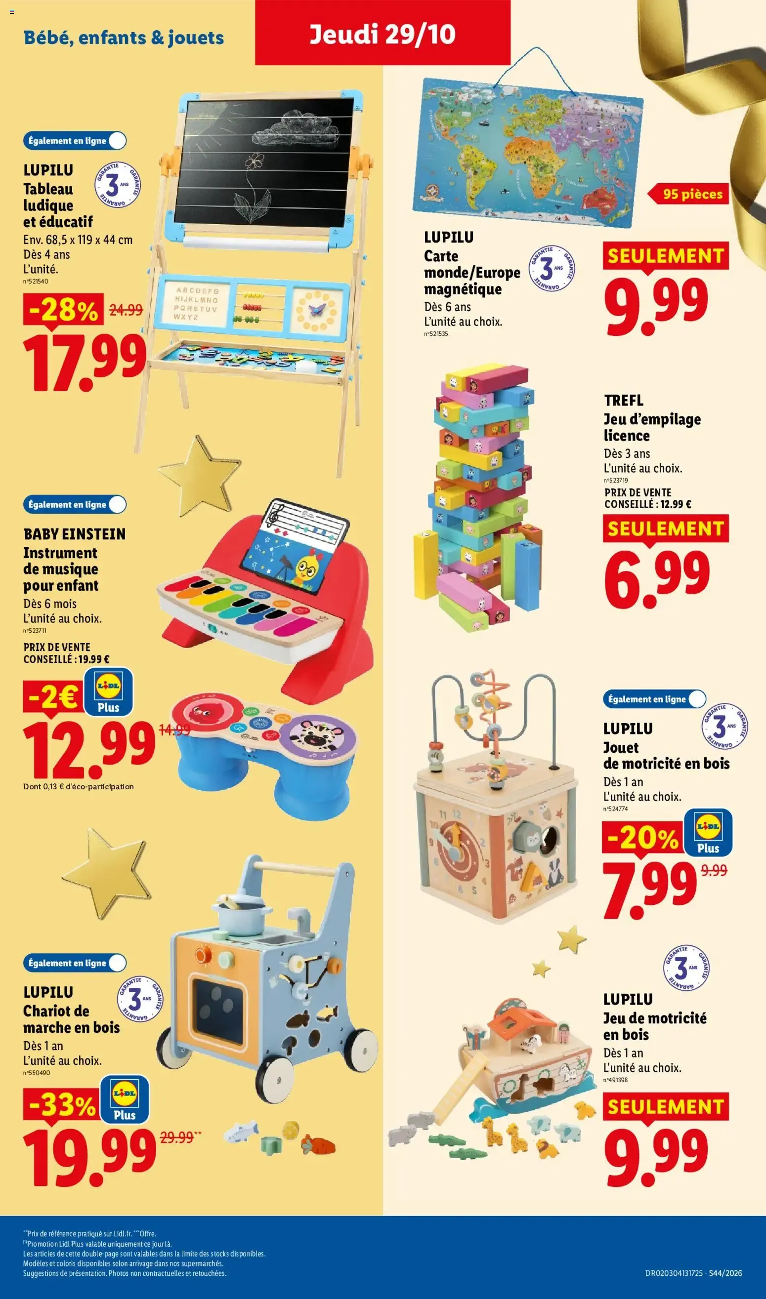 LIDL: Faites briller les fêtes à prix minis ! du 29 octobre au 4 novembre 2026 - Catalogue page 44