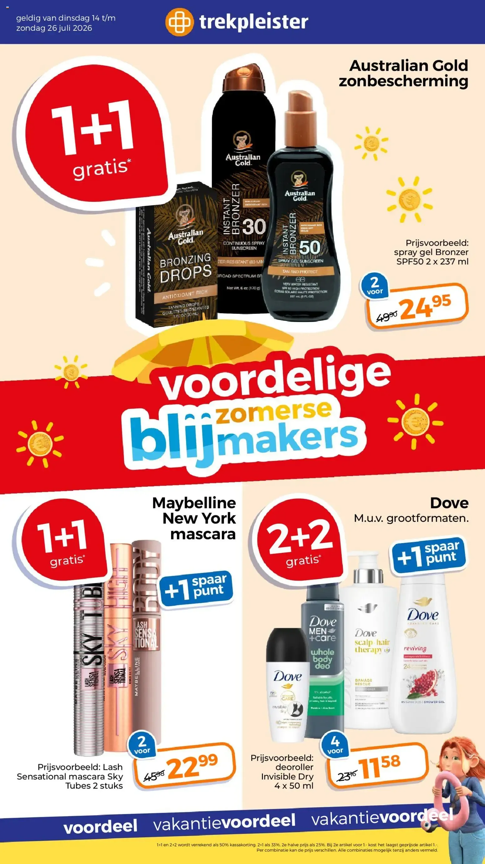 Trekpleister folder vanaf 14-07-2026 || NIEUWE van 14 juli tot 26 juli 2026 - Folder pagina 1