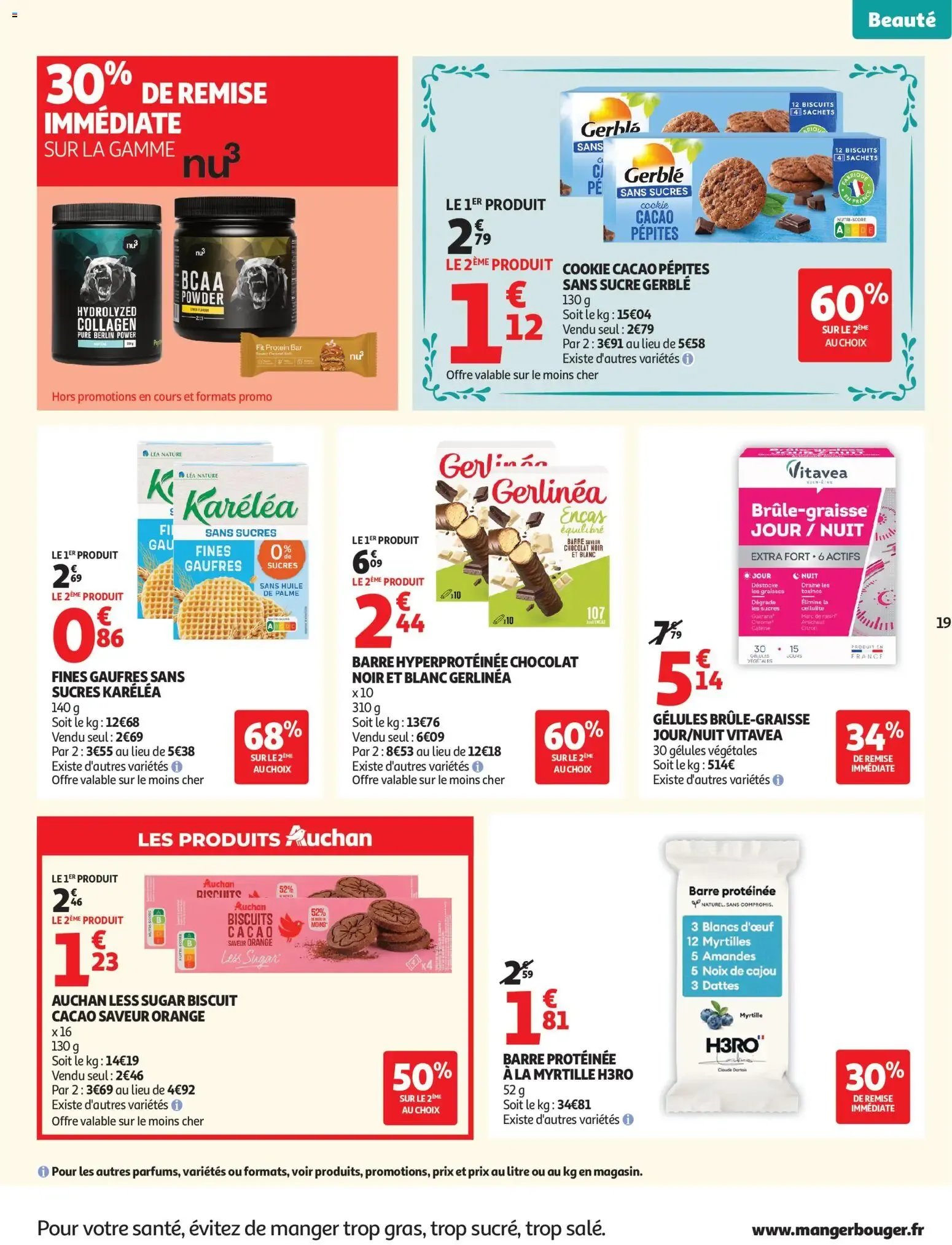 Auchan Beauté, Halles hypers à partir du 16/06/2026 - promo en ligne du 16 juin au 28 juin 2026 - Catalogue page 19