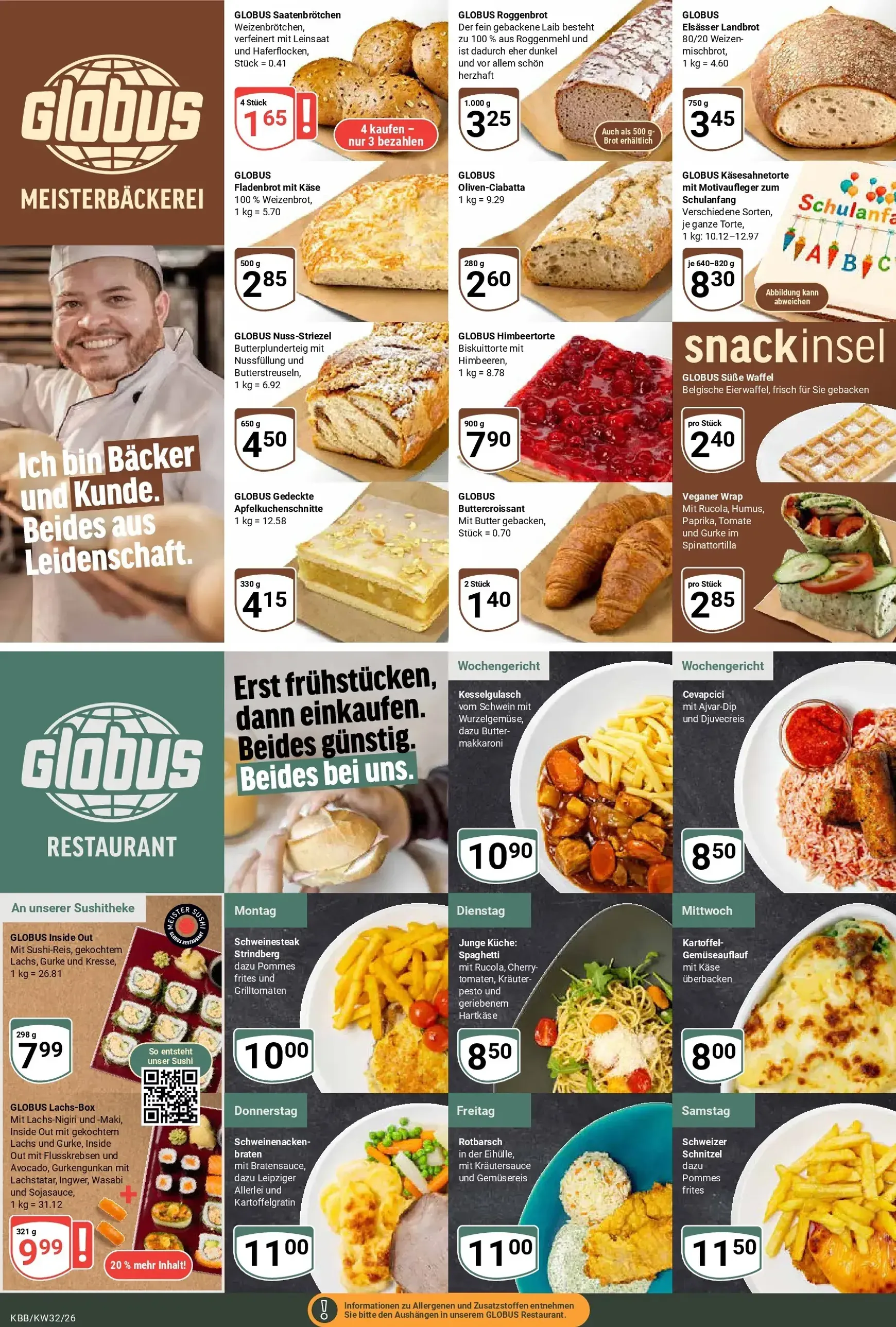 Globus - Koblenz-Bubenheim Prospekt – von Montag 03.08.2026 bis Samstag 08.08.2026 von 3. August bis 8. August 2026 - Prospekt seite 11