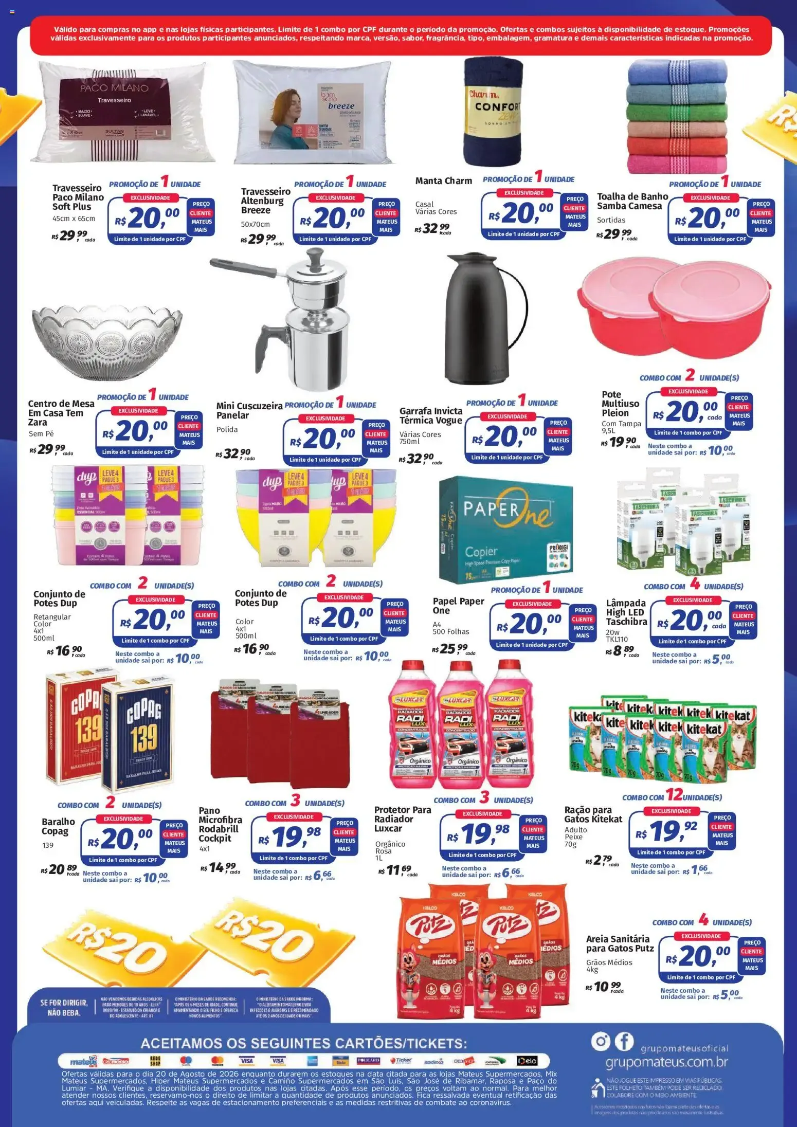 Encarte de Mateus ofertas Regular de Aniversario de 20/08/2026 | Promoções Online 1 de agosto até 9 de setembro 2026 - Pagina 8