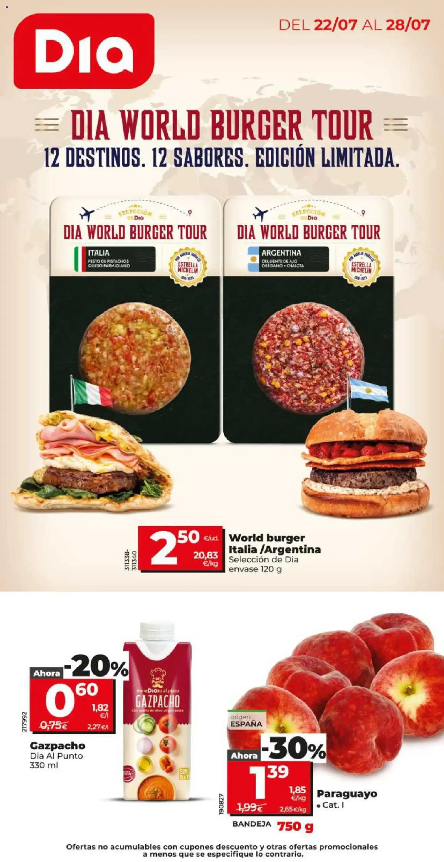Catálogo de Dia World Burger Tour 22 de julio al 28 de julio 2026 - Página 1