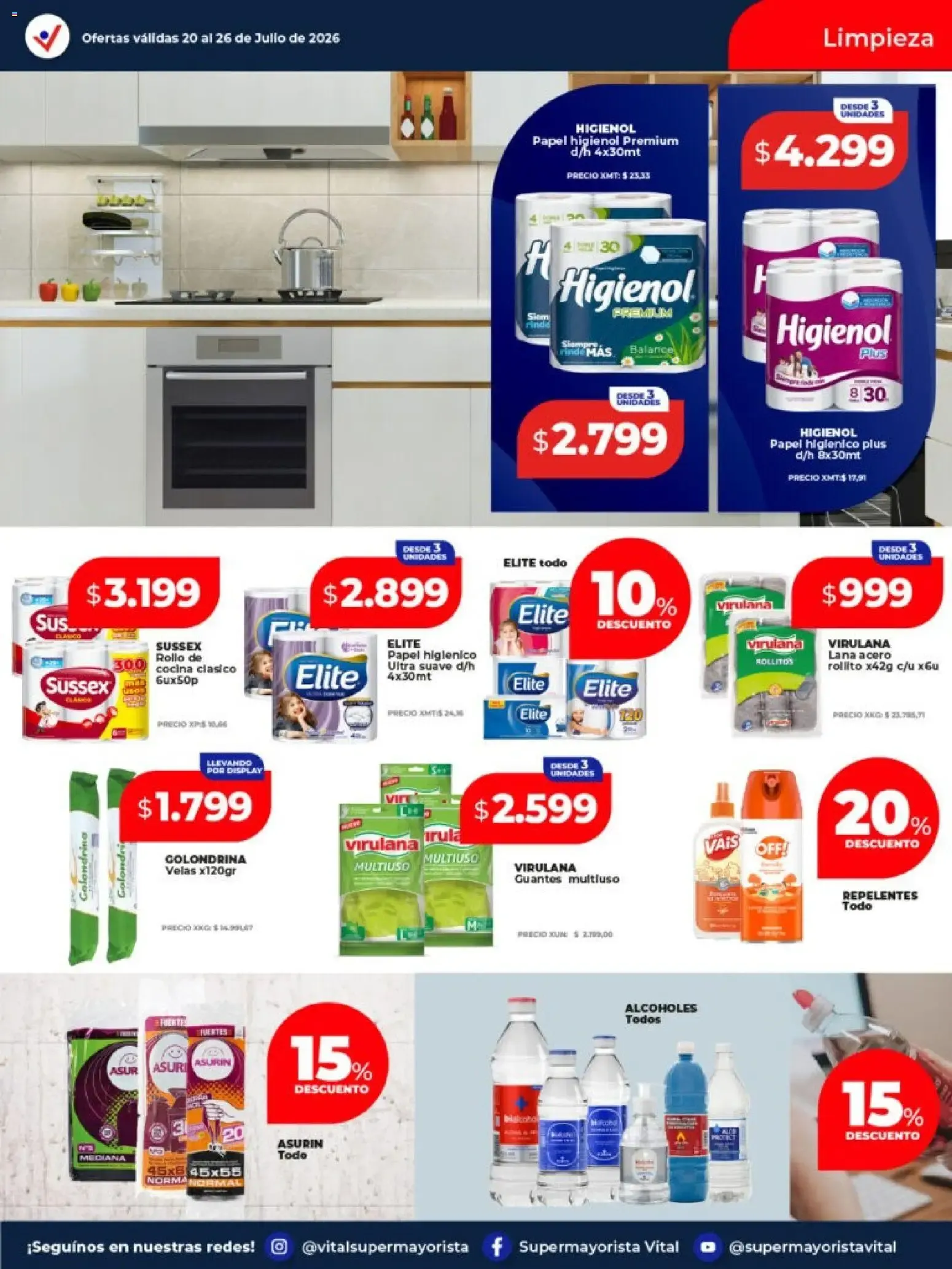 Ofertas de Vital - Ofertas || del 20/07/2026 - 26/07/2026 || Catálogo 20 de julio al 26 de julio 2026 - Página 11 del catálogo