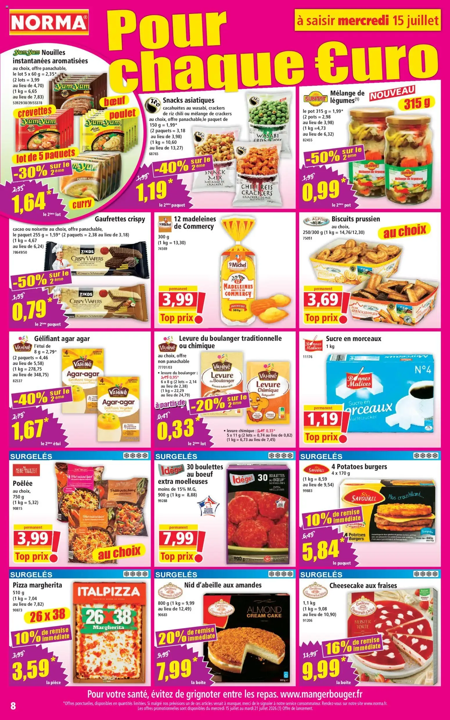 Norma catalogue à partir du 15/07/2026 - promo en ligne du 15 juillet au 21 juillet 2026 - Catalogue page 8