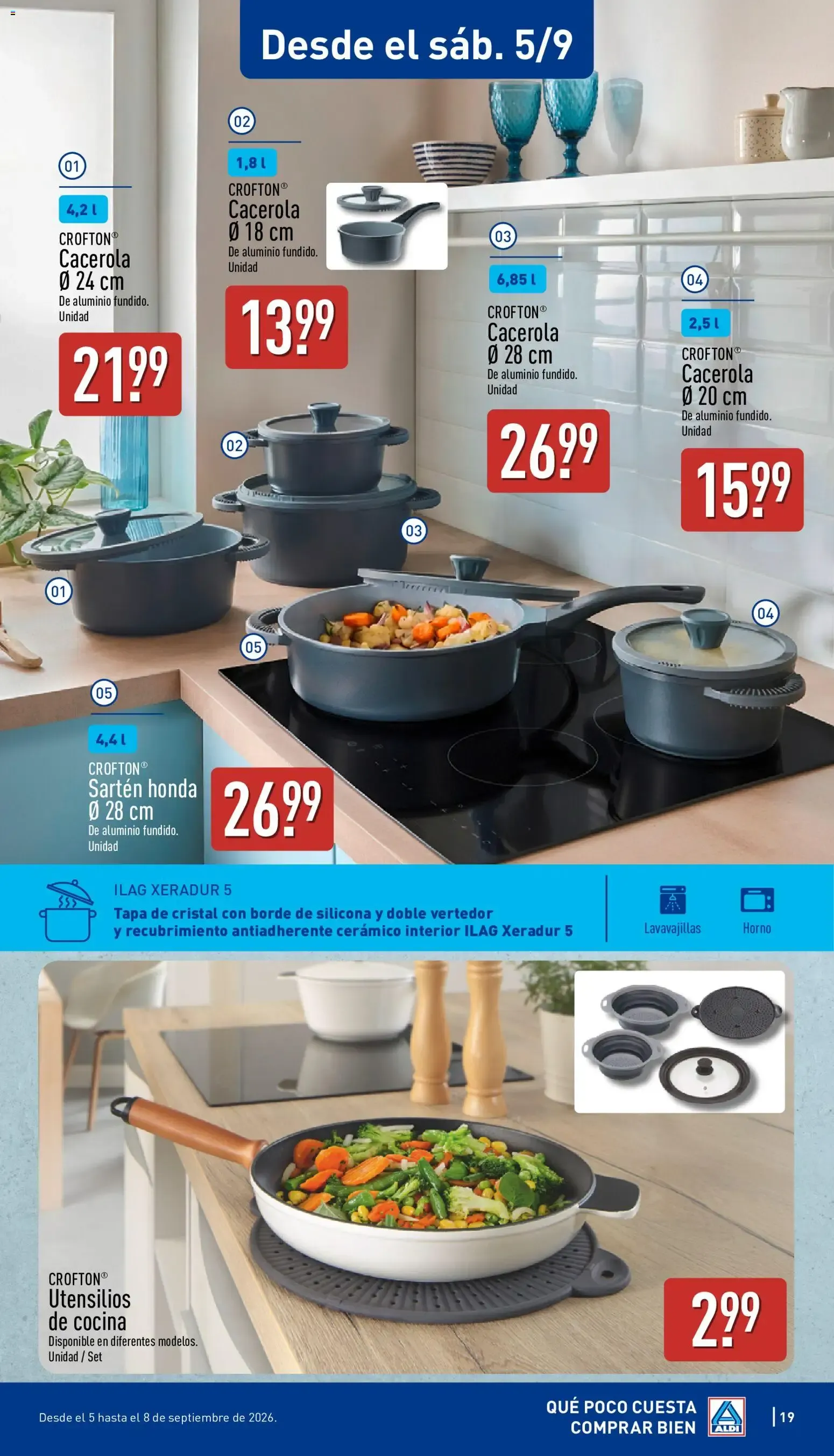 Catálogo de Aldi folleto Baleares del 31/08/2026 | Catálogo 31 de agosto al 6 de septiembre 2026 - Página 19