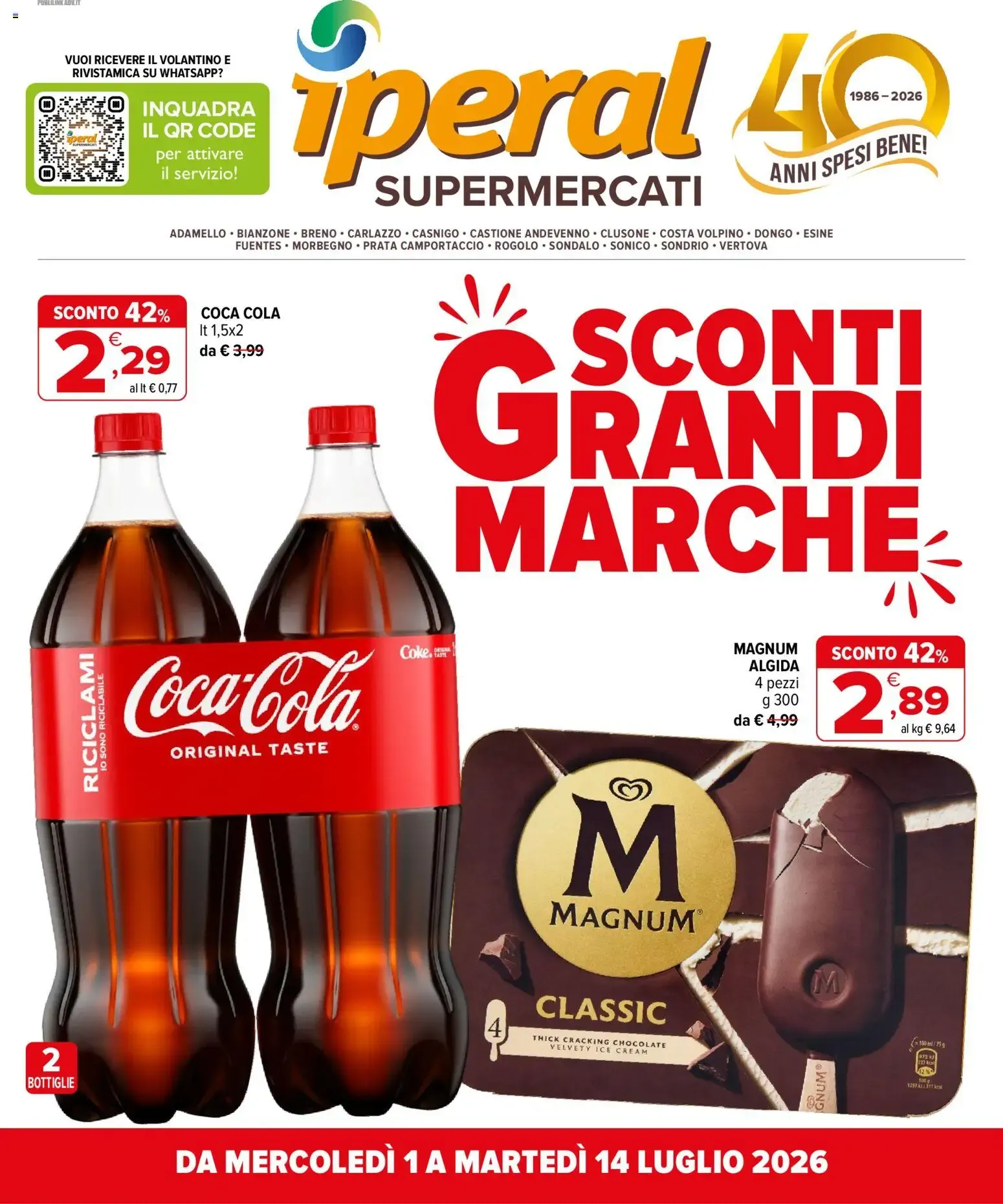 Nuovo Iperal volantino dal 01/07/2026 > offerte anteprima 🛍️ da 1 luglio a 14 luglio di 2026 - Pagina del volantino 1
