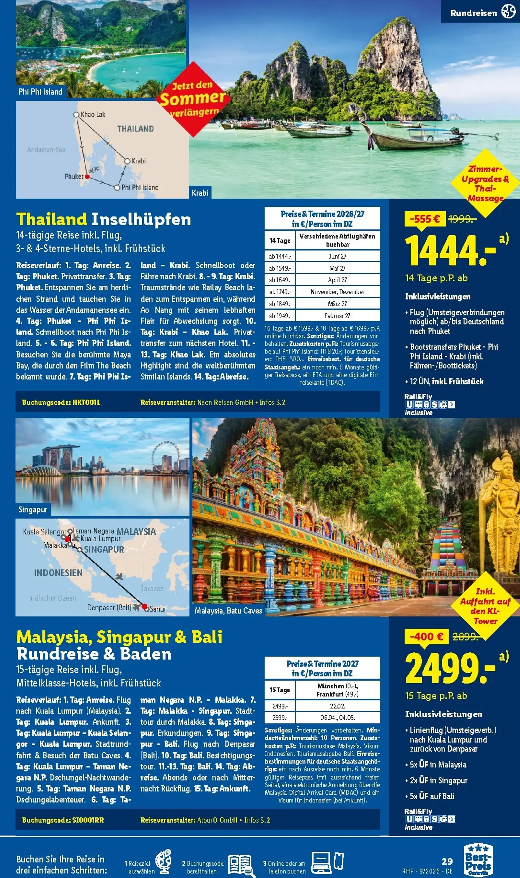 TUI Vielfalt mit Lidl Reisen von 29. August bis 30. September 2026 - Prospekt seite 29