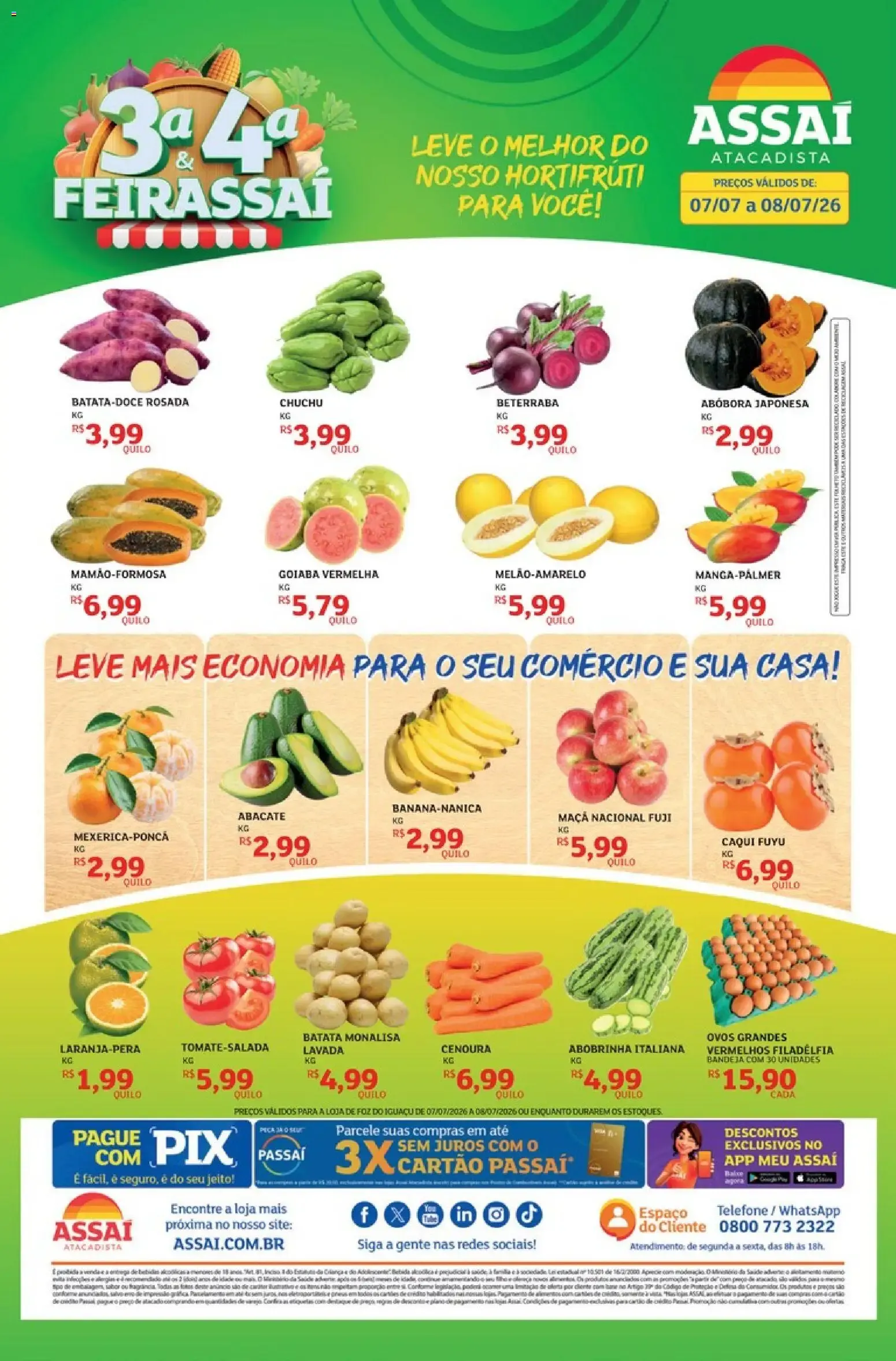 Assaí Atacadista ofertas - PR de 07/07/2026 | Promoções Online