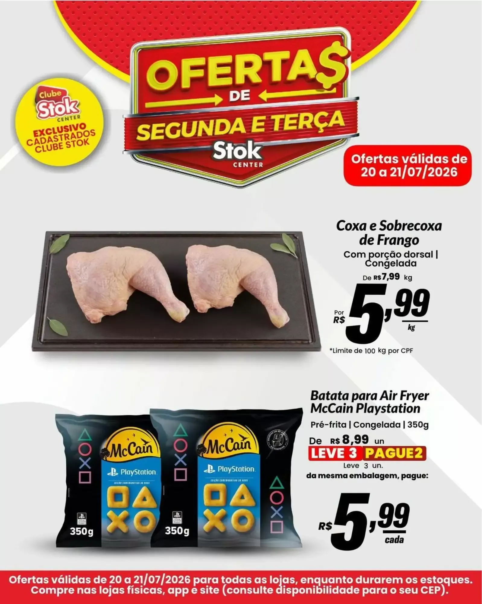Ofertas de Segunda e Terça Stok Center