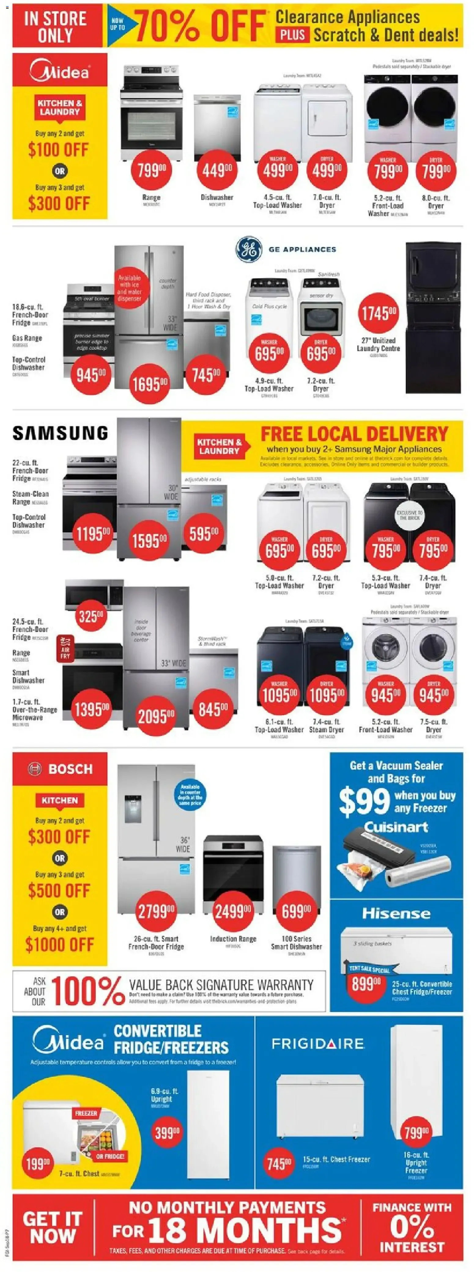 The Brick - Tent Sale Specials: Saving You More from September 18 to September 24 2026 - flyer page 18