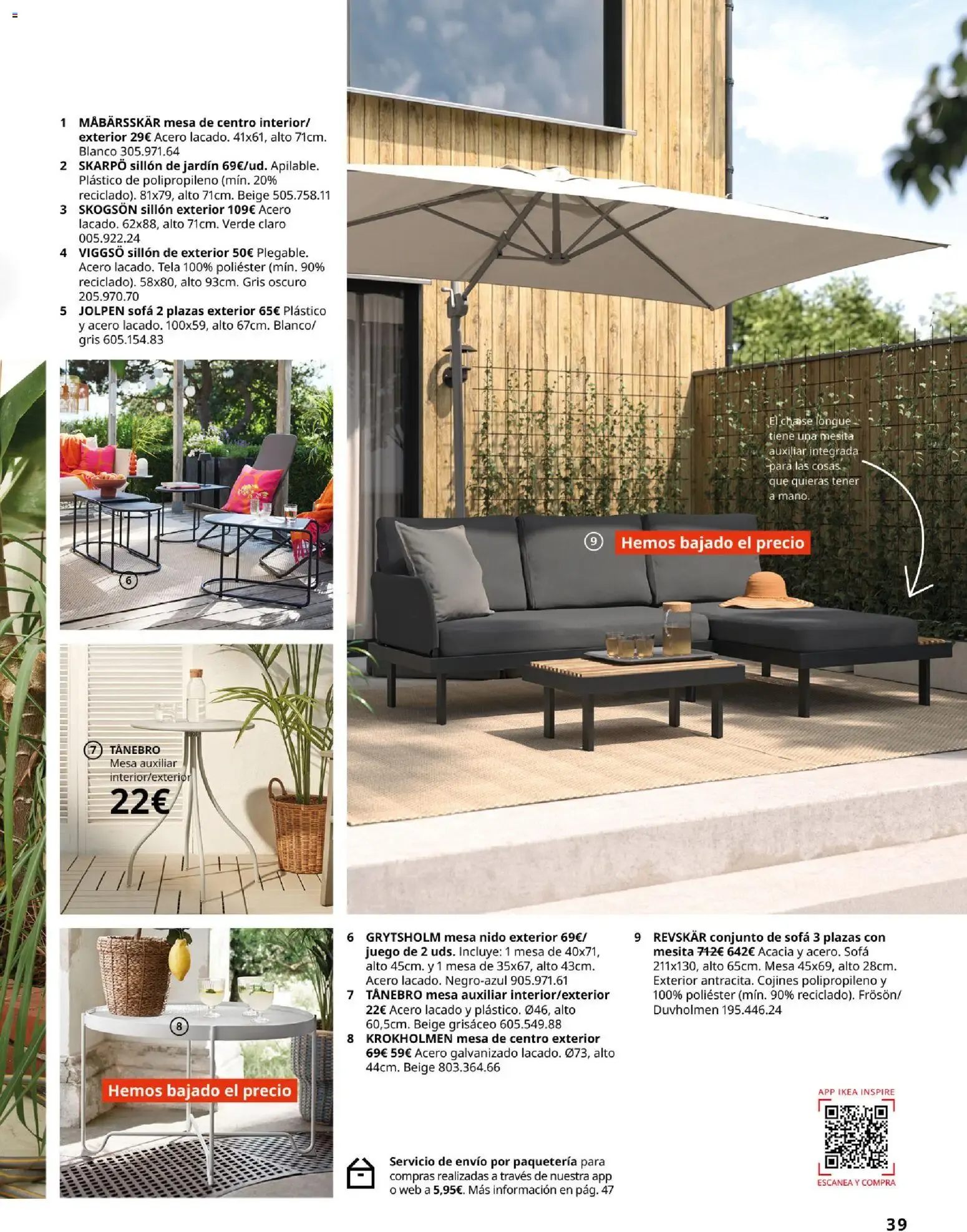 Catálogo de IKEA - Muebles de exterior del 01/09/2026 1 de septiembre al 31 de enero 2027 - Página 39