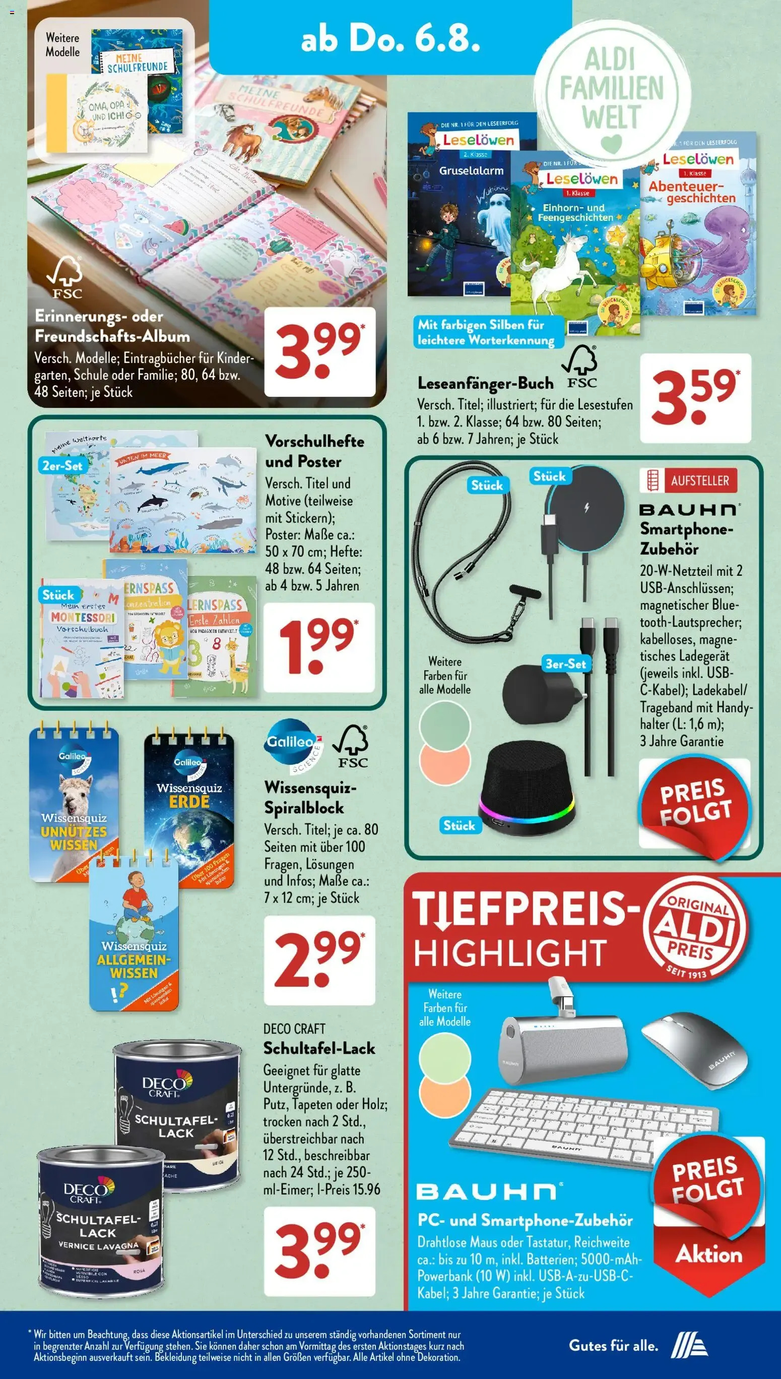 Aldi Süd Tiefpreis-Highlight von 3. August bis 8. August 2026 - Prospekt seite 7