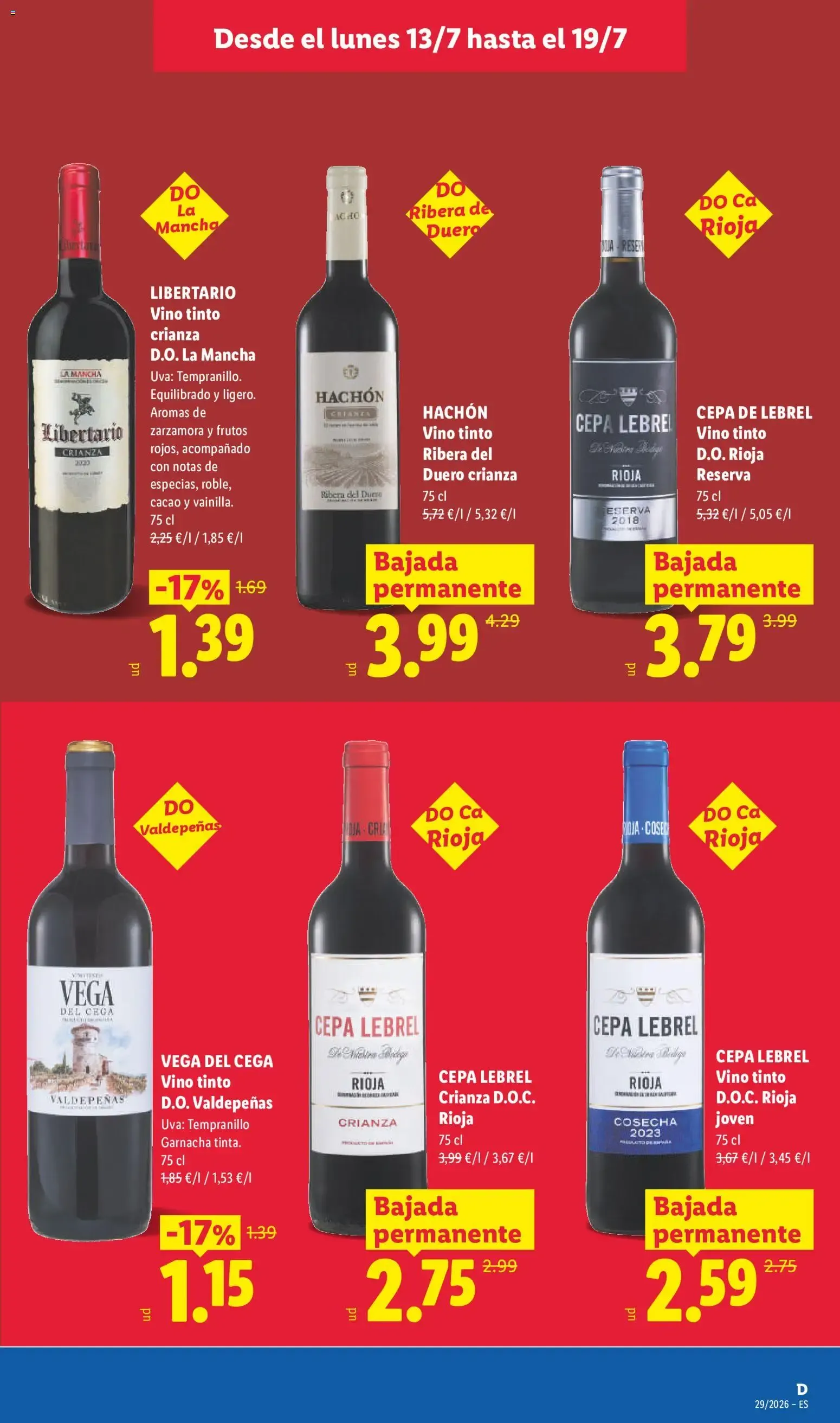 Catálogo de Lidl folleto del 13/07/2026 | Ofertas 13 de julio al 19 de julio 2026 - Página 35