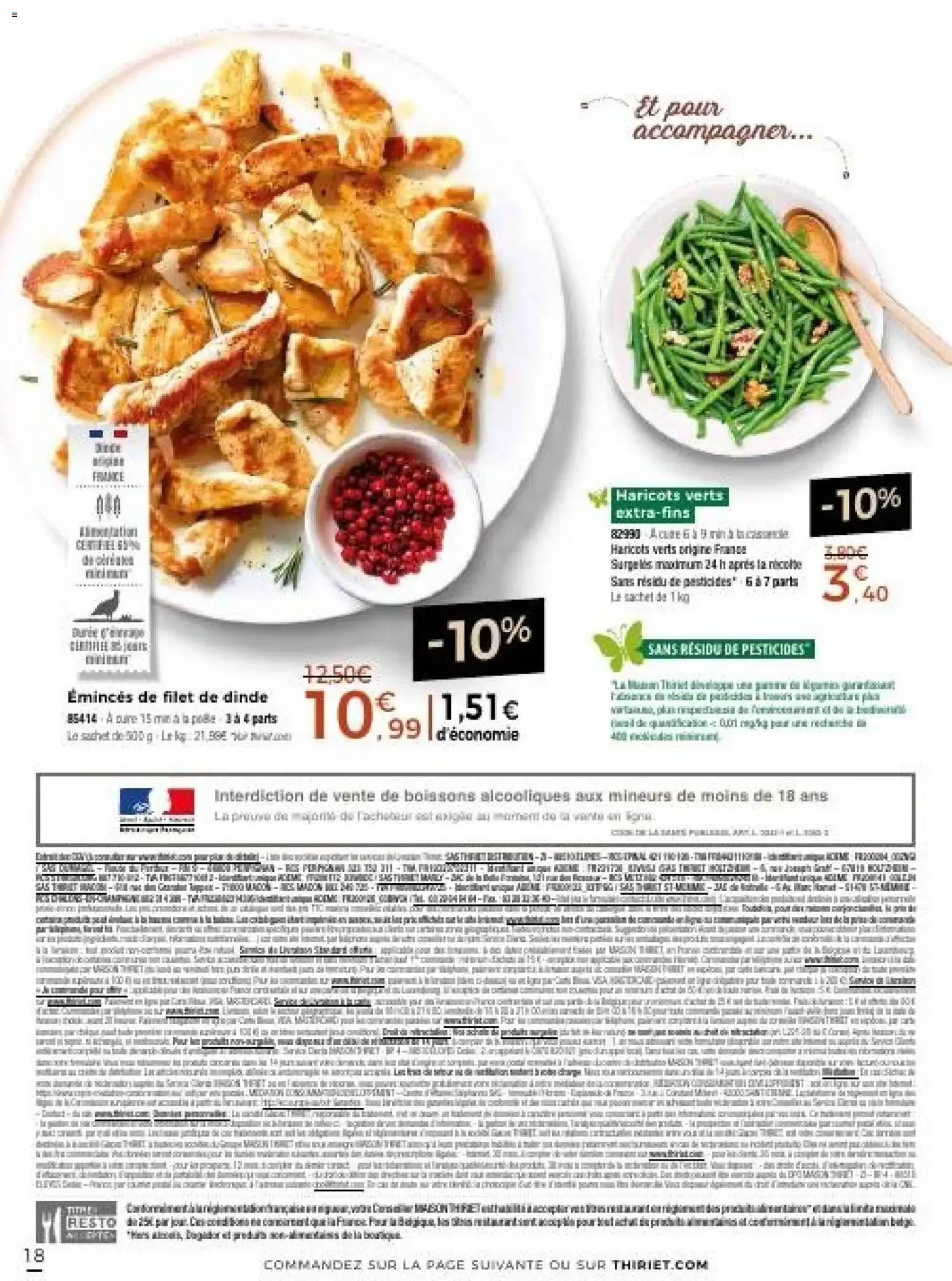 Thiriet Catalogue livraison à domicile à partir du 30/09/2026 - promo en ligne du 30 septembre au 22 octobre 2026 - Catalogue page 18