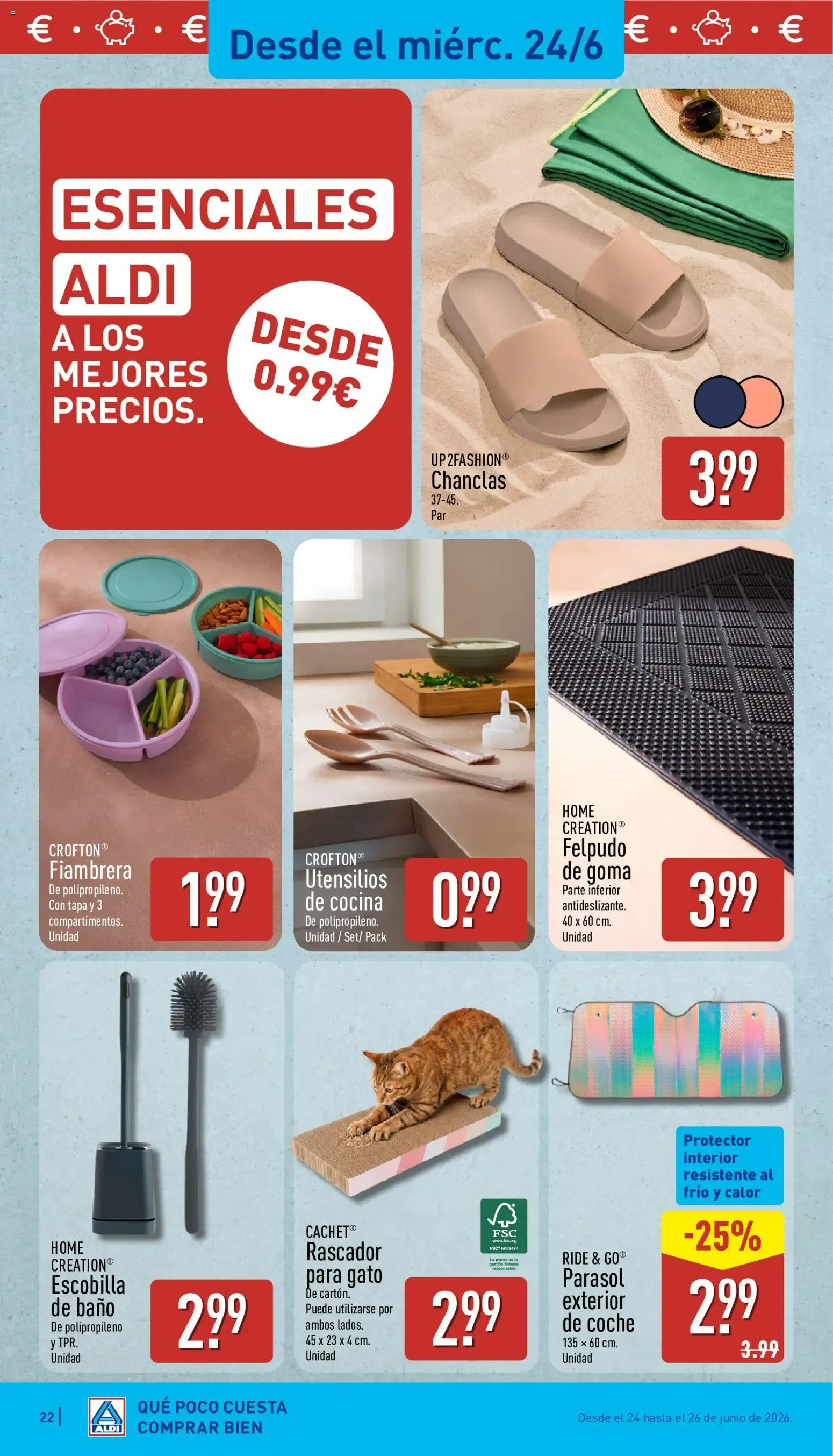 Catálogo de Aldi folleto Península del 22/06/2026 | Catálogo 22 de junio al 28 de junio 2026 - Página 22