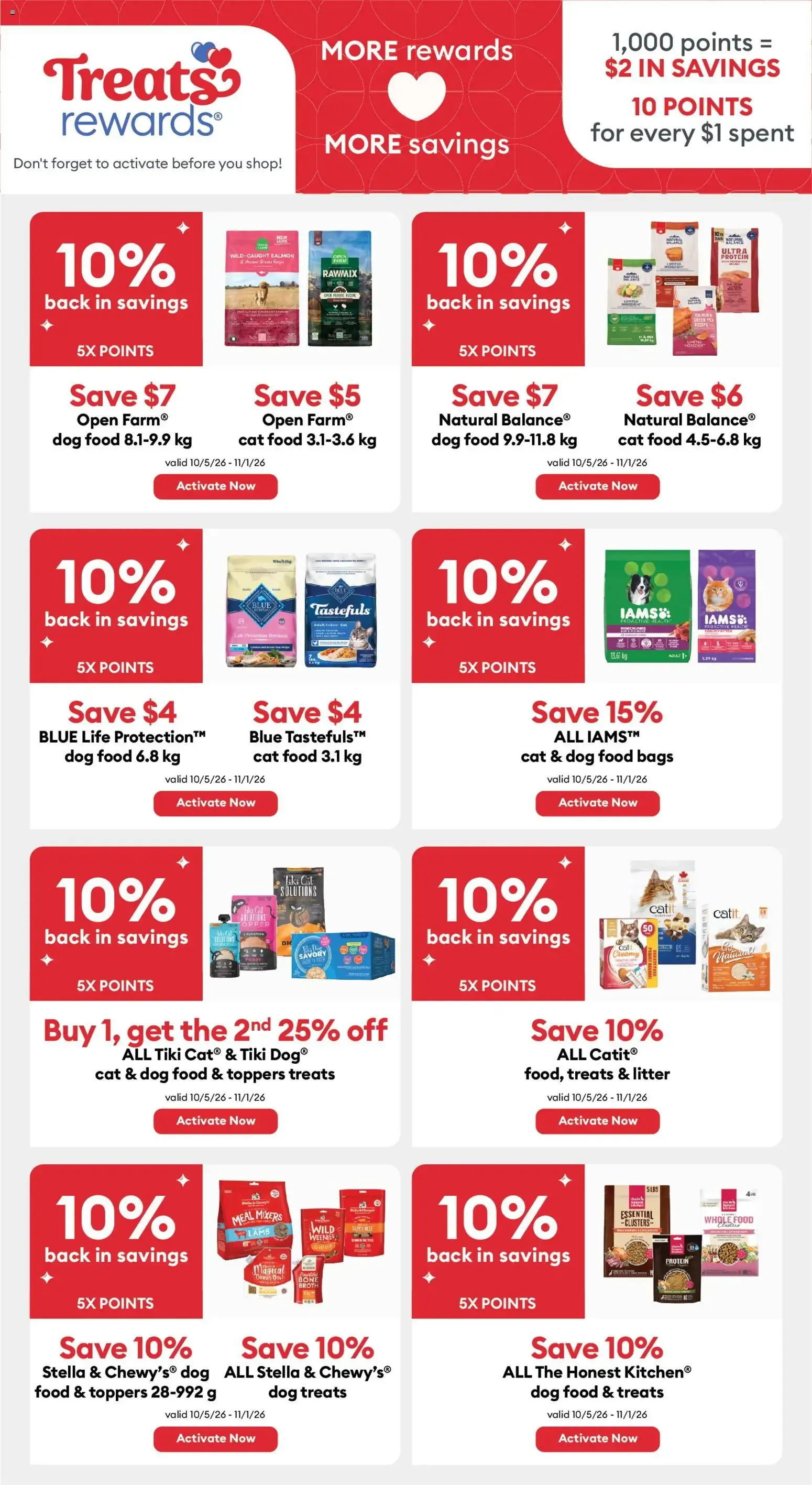 Petsmart weekly flyer / circulaire from Oct 5, 2026 > weekly specials & deals from October 5 to November 1 2026 - flyer page 9