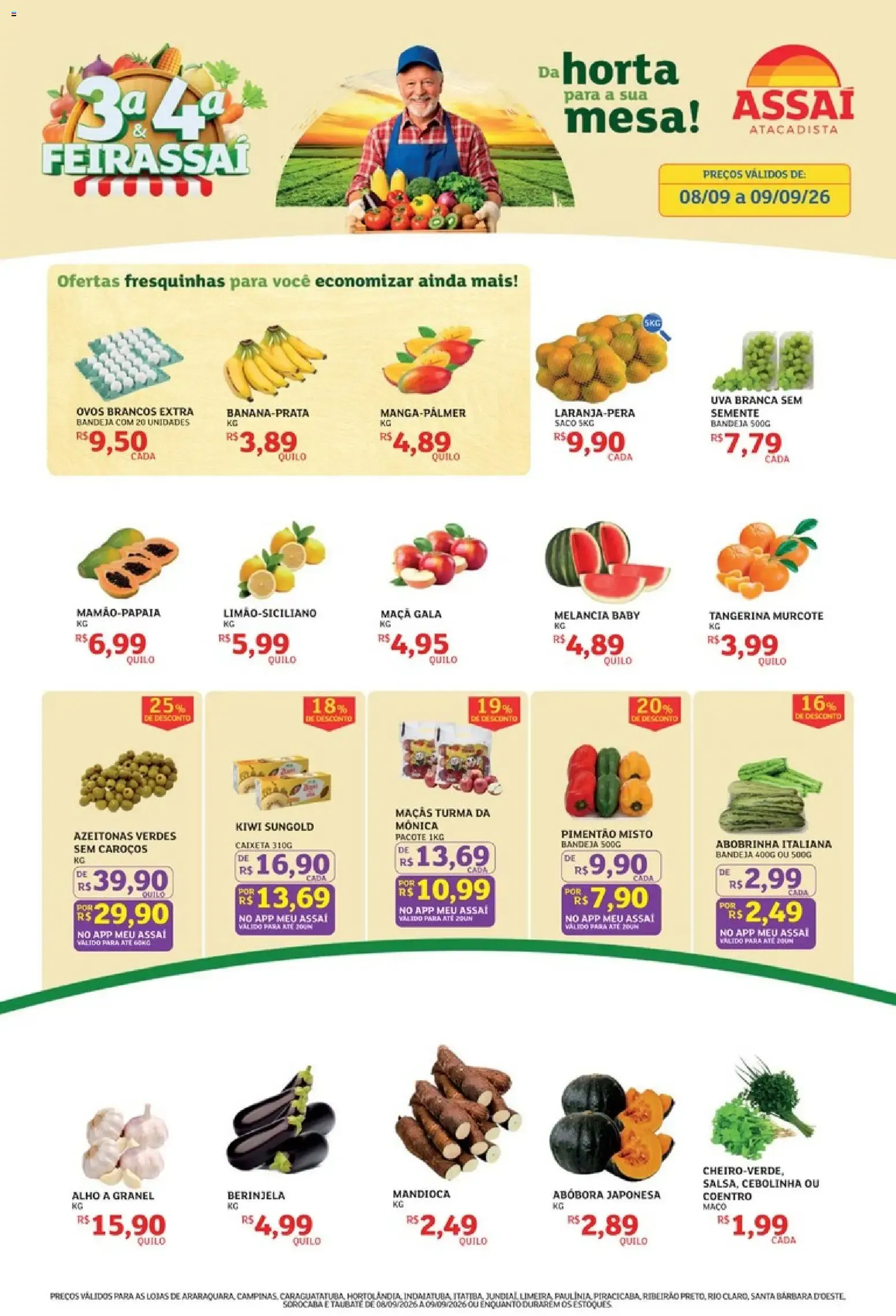 Encarte de Assaí Atacadista - 3ª & 4ª Feirassai de Ofertas 8 de setembro até 9 de setembro 2026 - Pagina 1