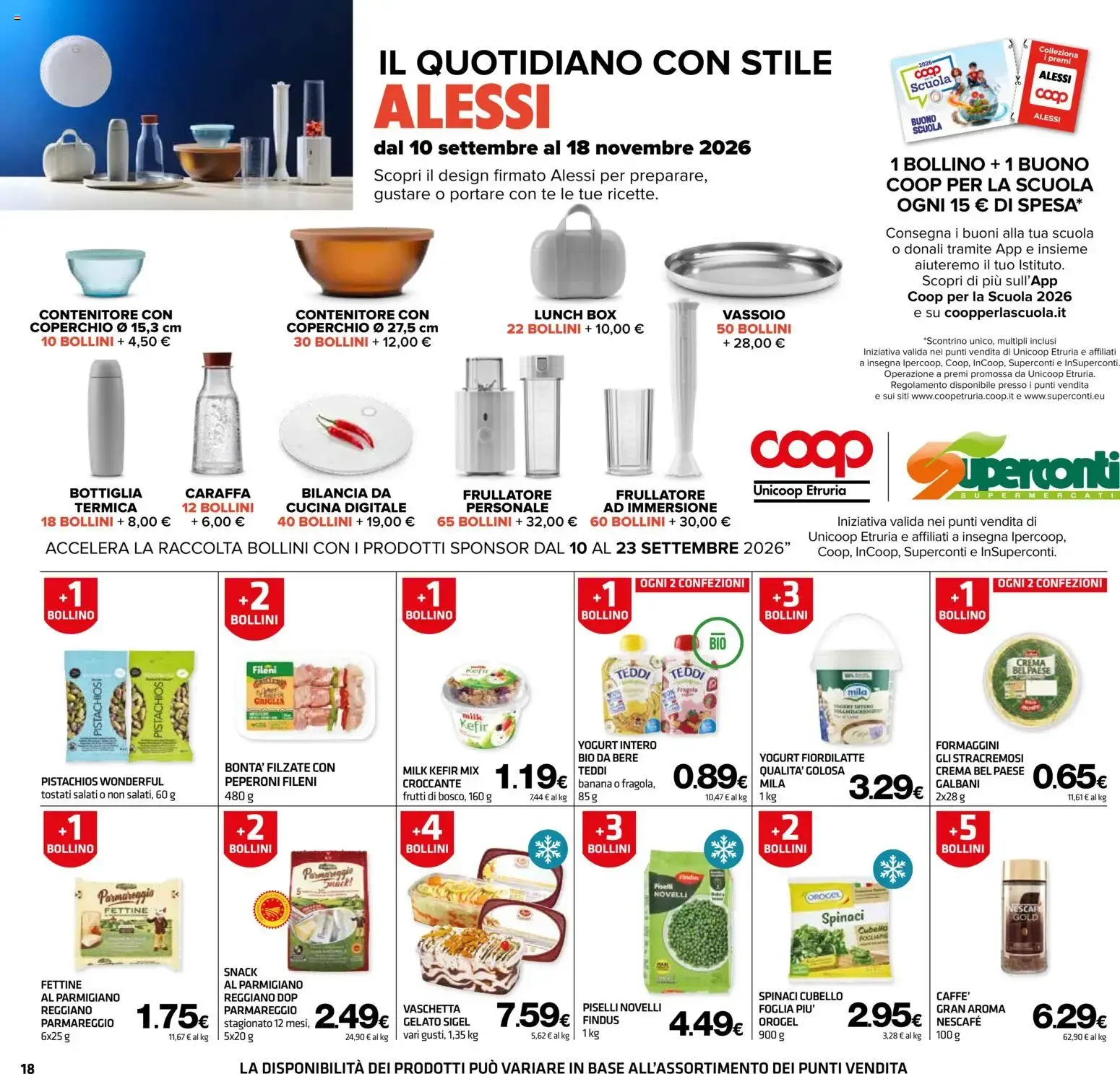 Superconti volantino dal 10/09/2026 - online Offerte da 10 settembre a 23 settembre di 2026 - Pagina del volantino 18