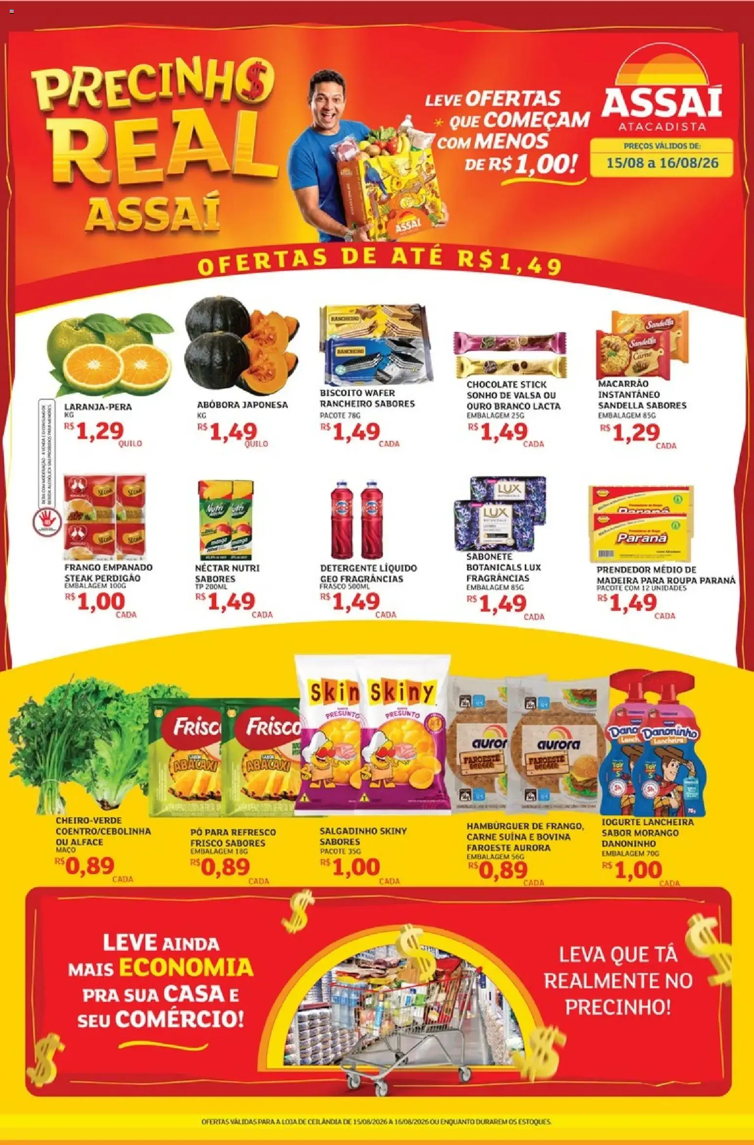 Encarte de Assaí Atacadista ofertas - DF de 15/08/2026 | Promoções Online 15 de agosto até 16 de agosto 2026 - Pagina 1