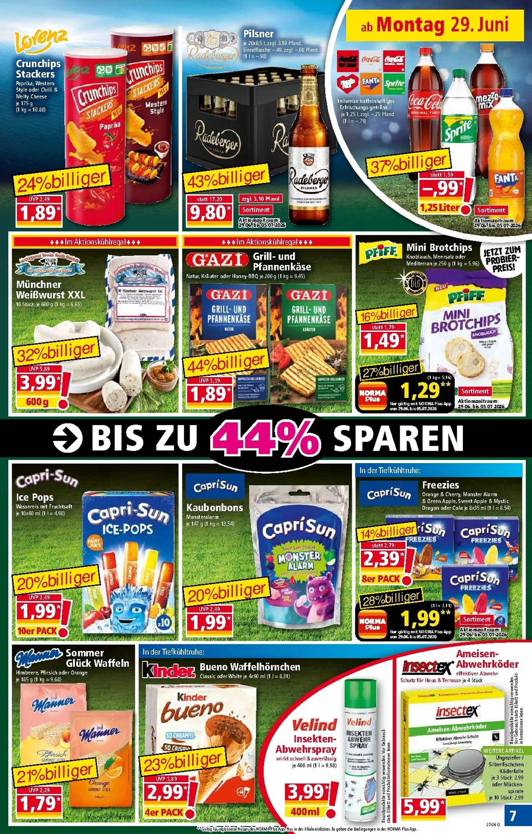 Norma Prospekt – von Montag 29.06.2026 bis Sonntag 05.07.2026 von 29. Juni bis 5. Juli 2026 - Prospekt seite 7