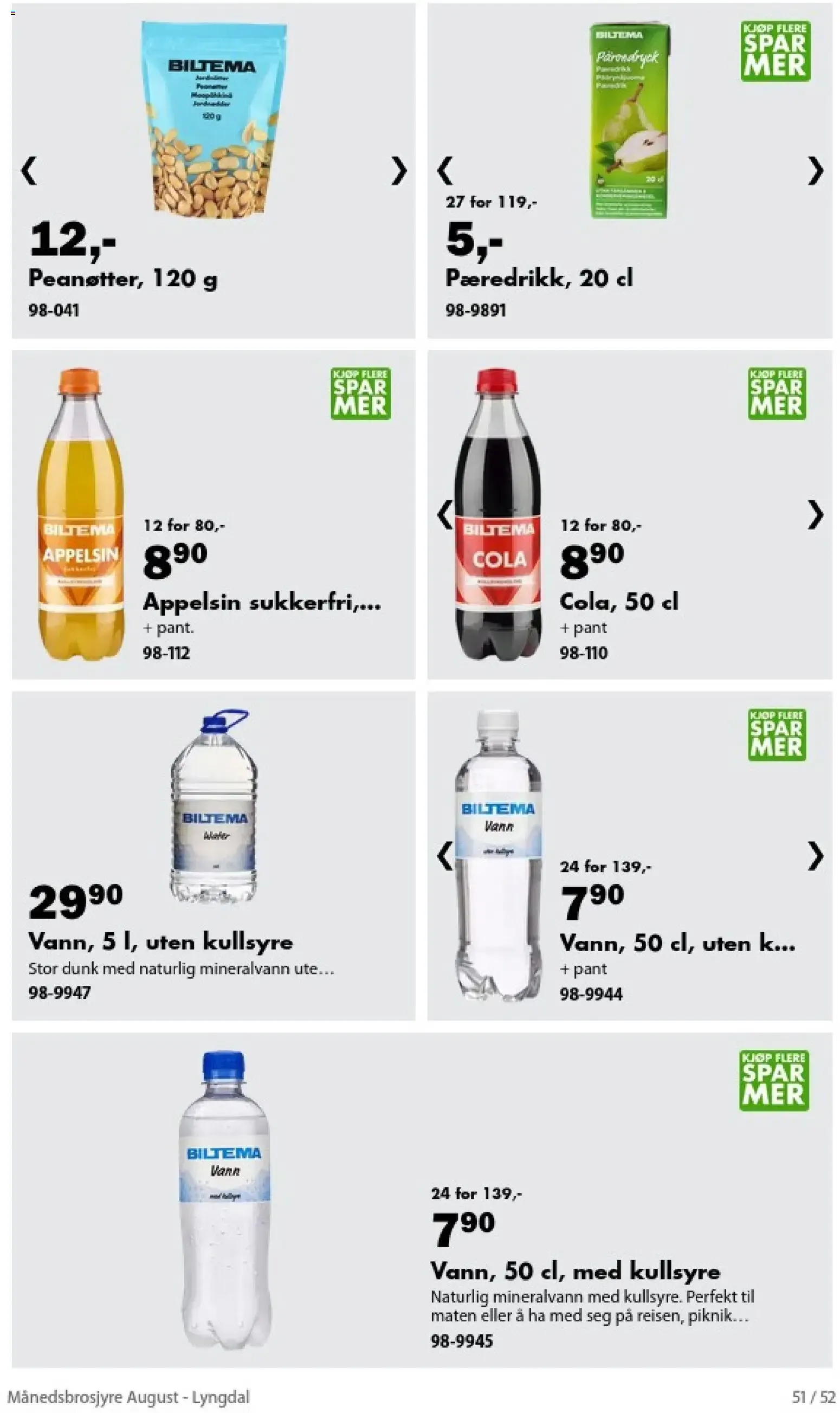 Biltema Månedsbrosjyre August - National (01/08/2026 - 30/08/2026) - Kundeavis og tilbud fra 1. august til 30. august 2026 - kundeavisside 51