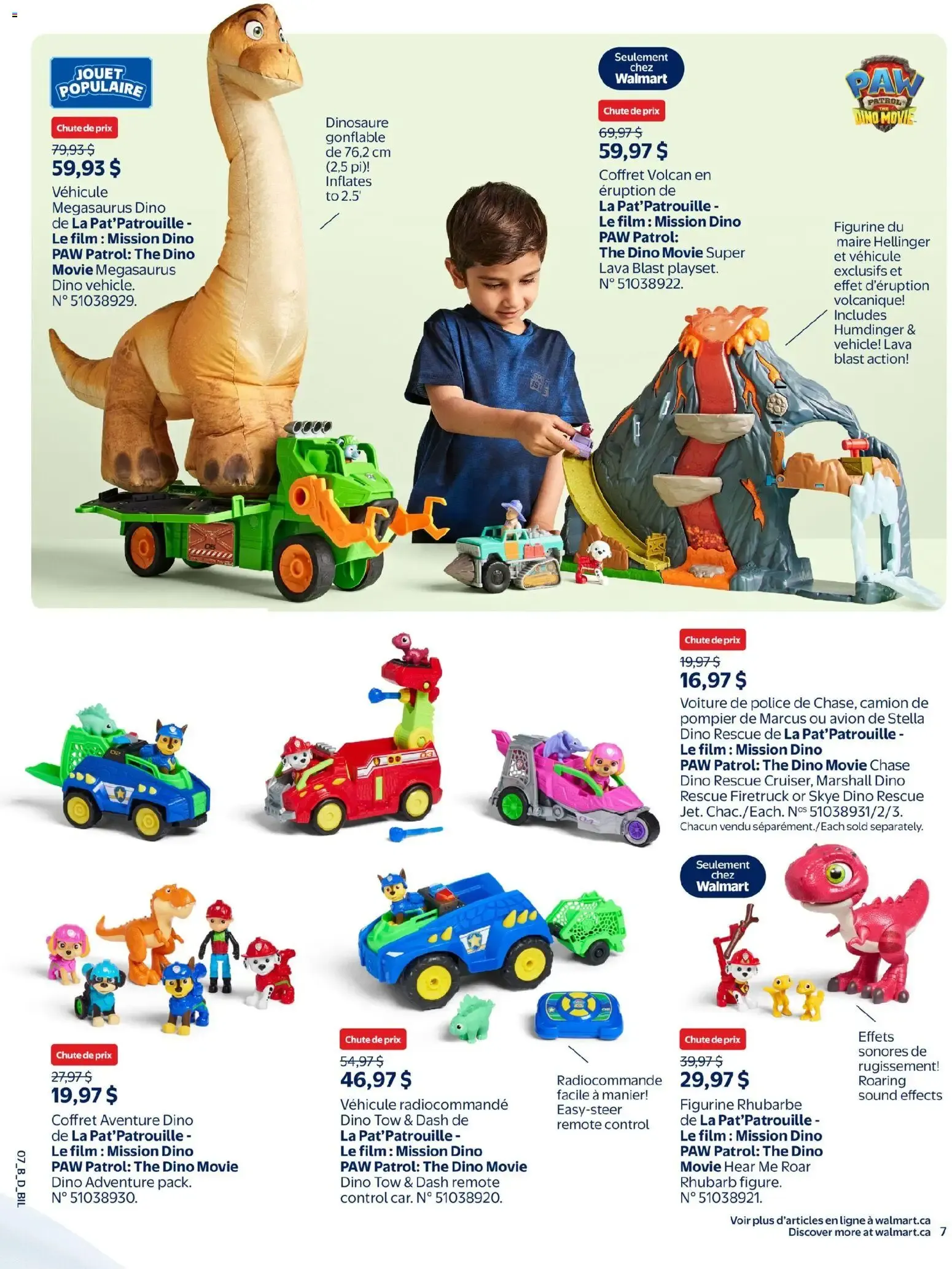Walmart circulaire - Livret des jouets from Oct 15, 2026 > weekly specials & deals from October 15 to December 23 2026 - flyer page 9