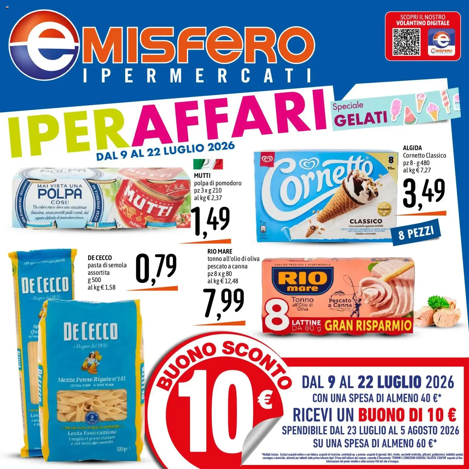 Nuovo Emisfero volantino dal 09/07/2026 > offerte anteprima 🛍️ da 9 luglio a 22 luglio di 2026 - Pagina del volantino 1