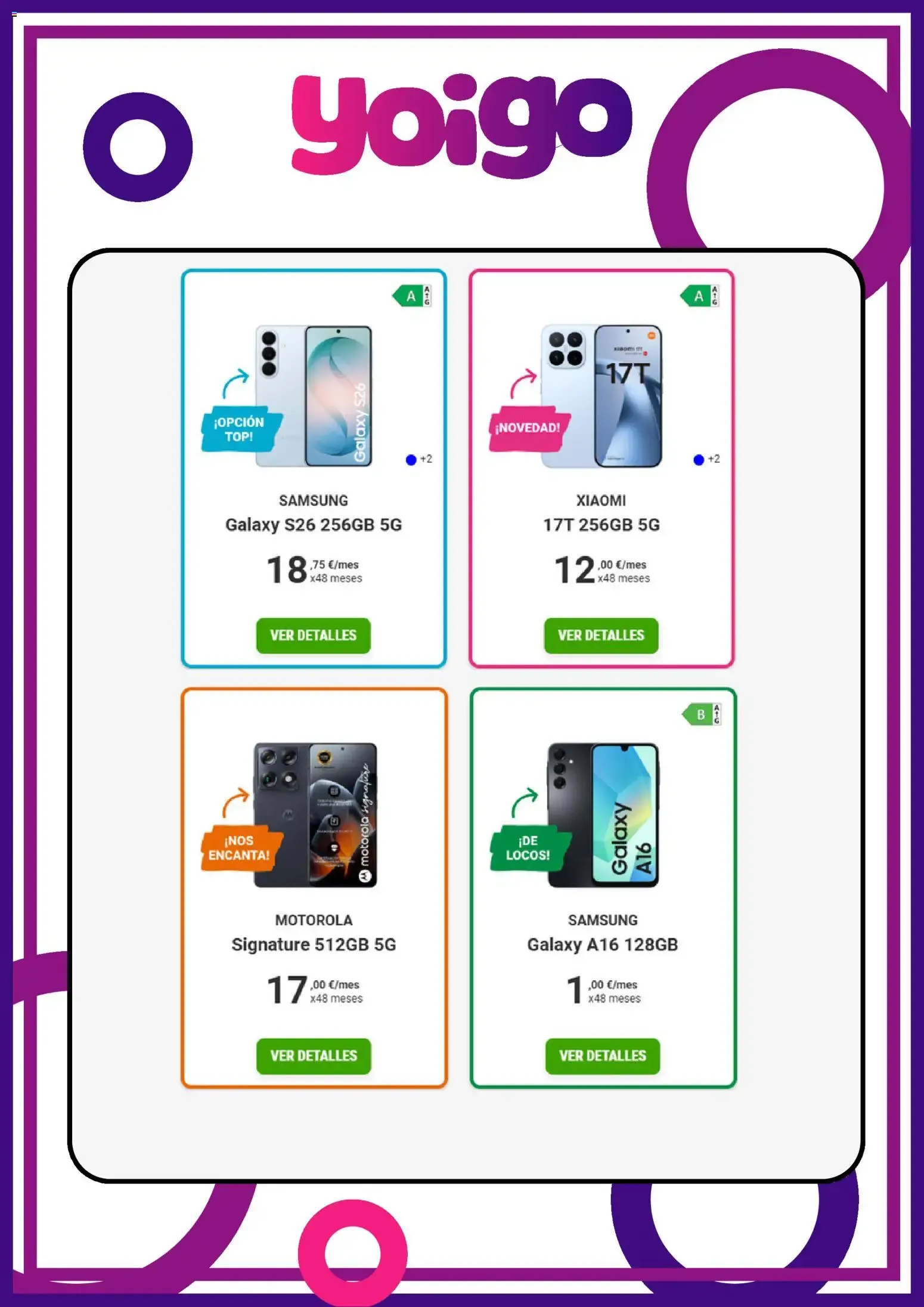 Catálogo de Yoigo: Ofertas de Fibra, Móvil y TV con Verisure 15 de junio al 15 de julio 2026 - Página 5
