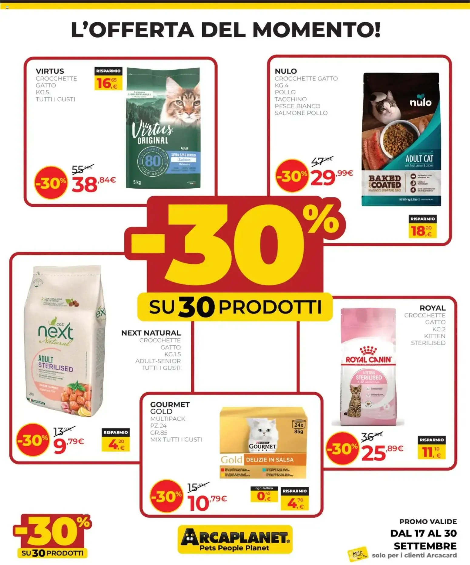 Arcaplanet volantino dal 17/09/2026 - online Offerte da 17 settembre a 30 settembre di 2026 - Pagina del volantino 2
