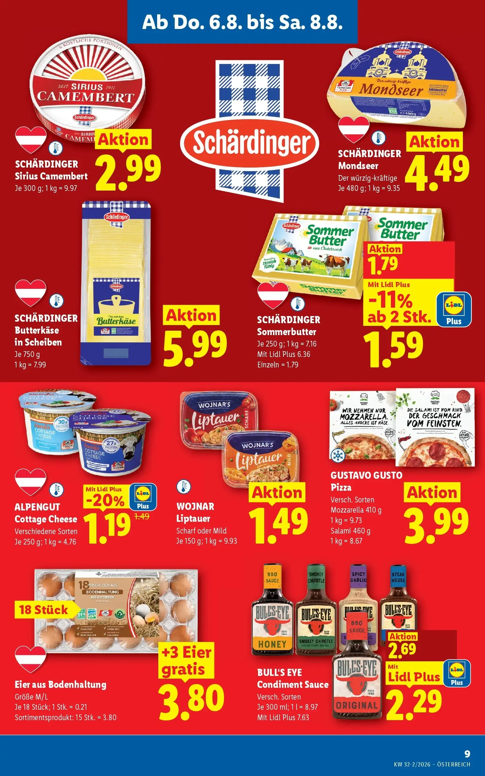 Lidl Plus Österreichs günstigste Preise von 6. August bis 8. August 2026 - Flugblätt seite  11