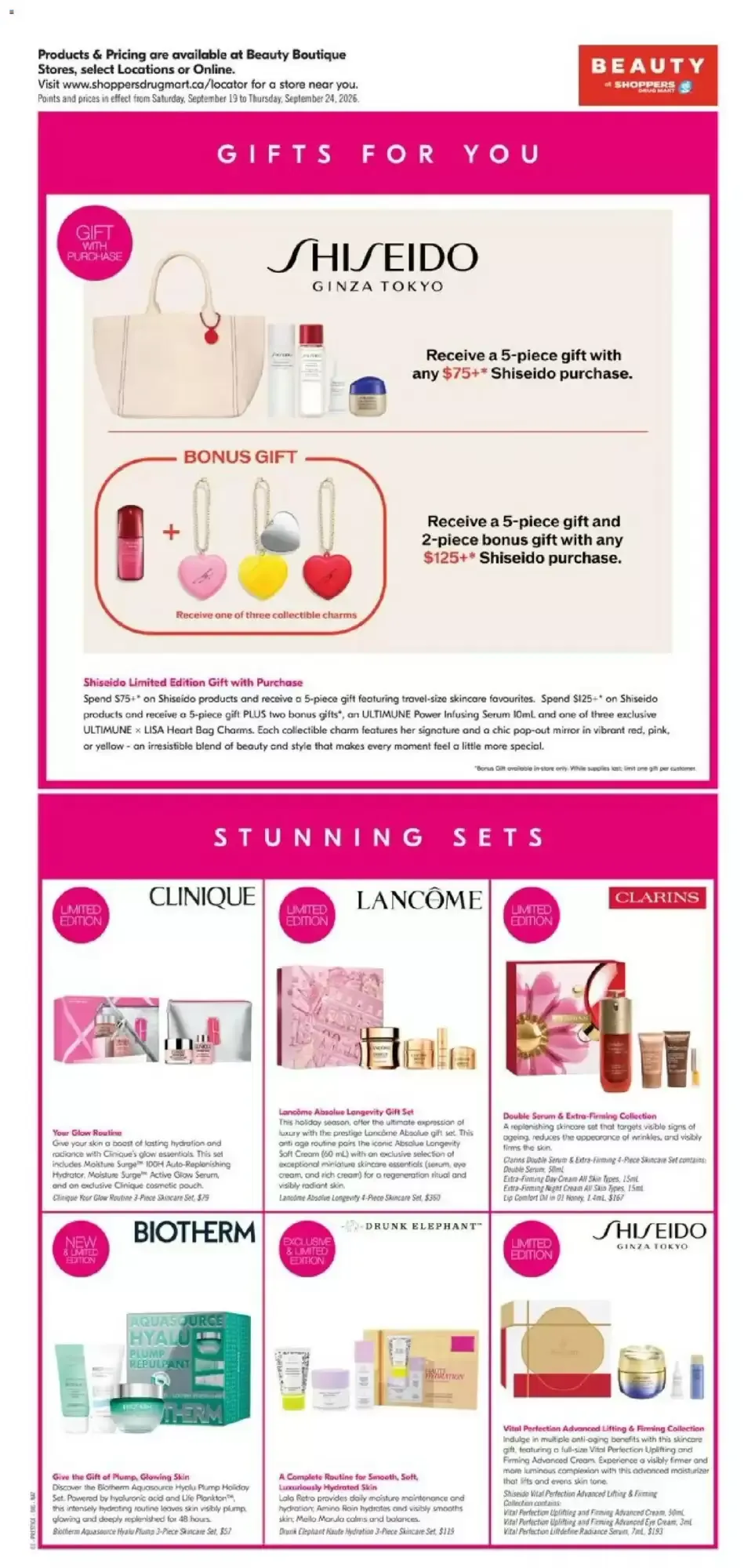 Shoppers Drug Mart flyer week 38 from September 19 to September 24 2026 - flyer page 12