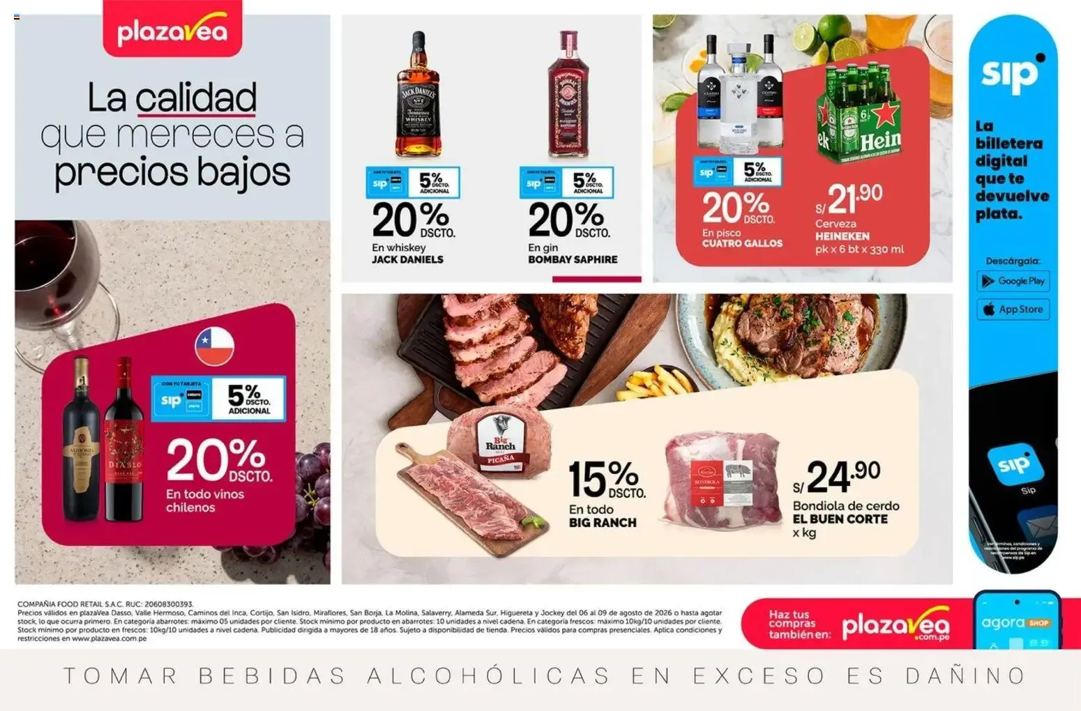Catalogo de La calidad que mereces a precios bajos 6 de agosto al 9 de agosto 2026 - Pag 1