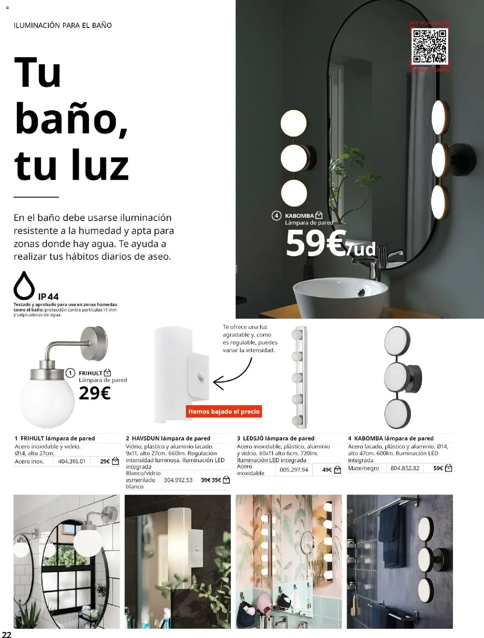 Catálogo de IKEA - Guía de Compra Iluminación y Sonido para tu Hogar 29 de septiembre al 31 de enero 2027 - Página 22
