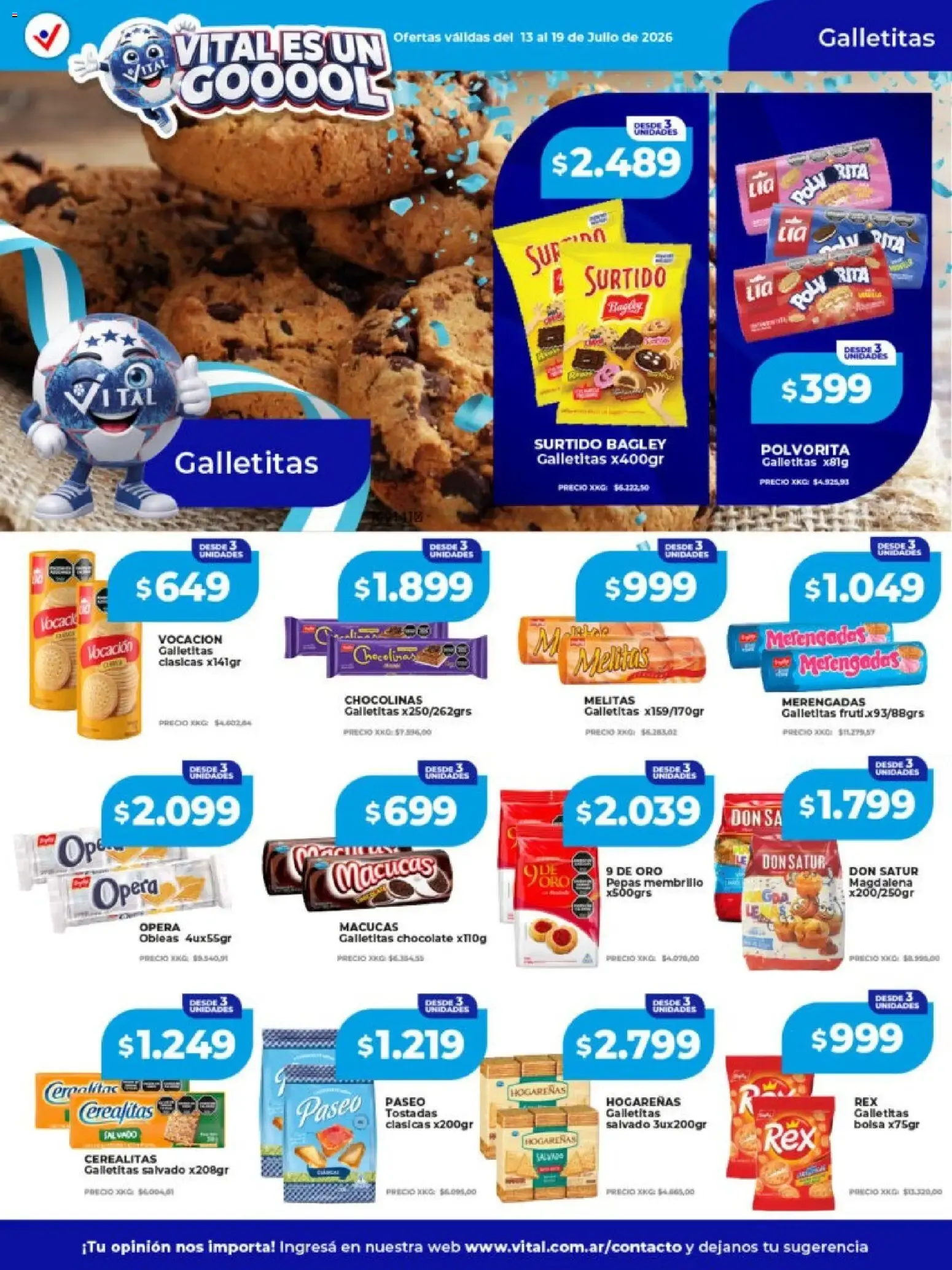 Ofertas de Vital - Ofertas || del 13/07/2026 - 19/07/2026 || Catálogo 13 de julio al 19 de julio 2026 - Página 19 del catálogo