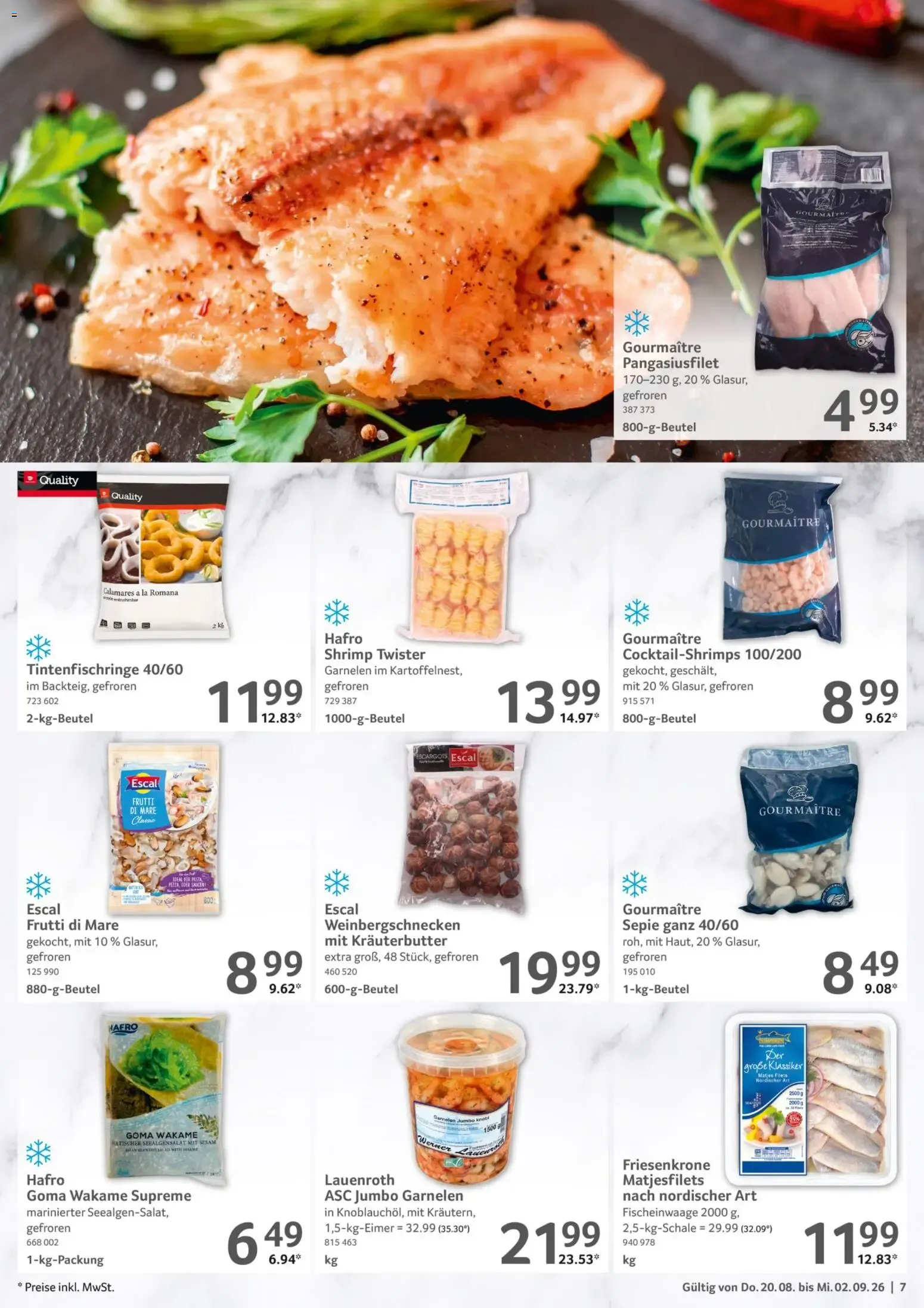 Selgros Gastronomie für unsere Profi-Gastro-Kunden von 20. August bis 2. September 2026 - Prospekt seite 7