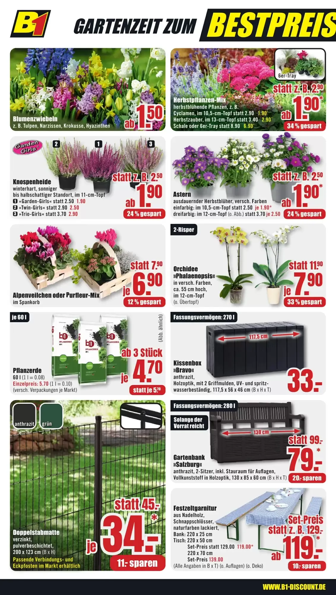 B1 Discount Baumarkt Prospekt woche 34 von 22. August bis 28. August 2026 - Prospekt seite 6