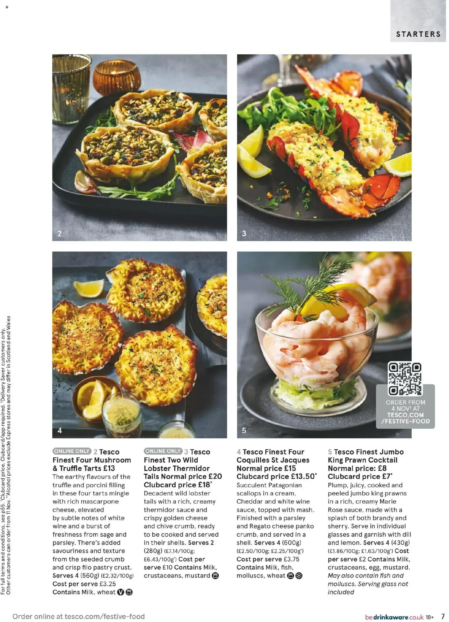 TESCO finest Festive Food to Order from 4 November to 31 December 2026 - Catalogue Page 7