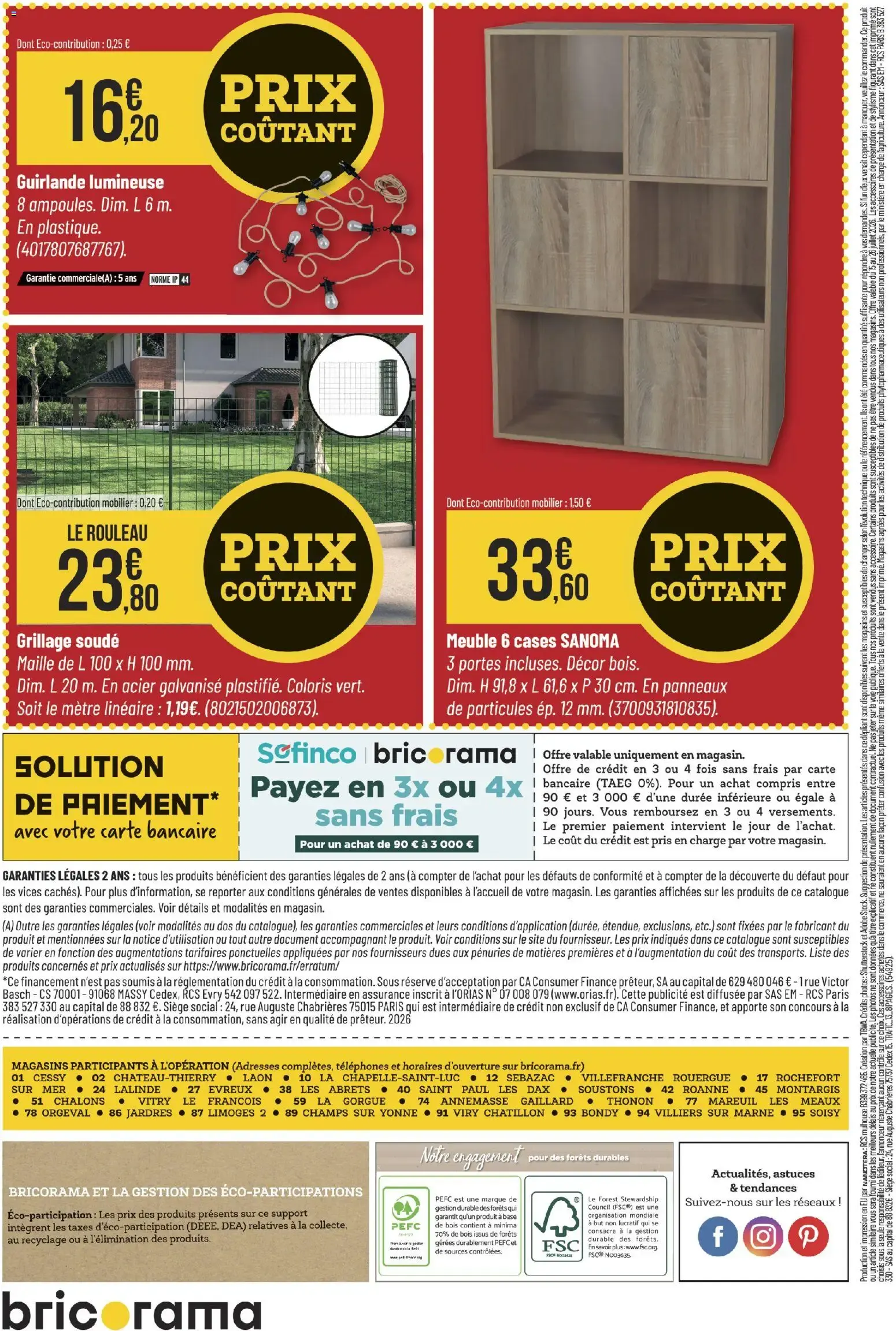 Bricorama catalogue à partir du 15/07/2026 - promo en ligne du 15 juillet au 26 juillet 2026 - Catalogue page 8
