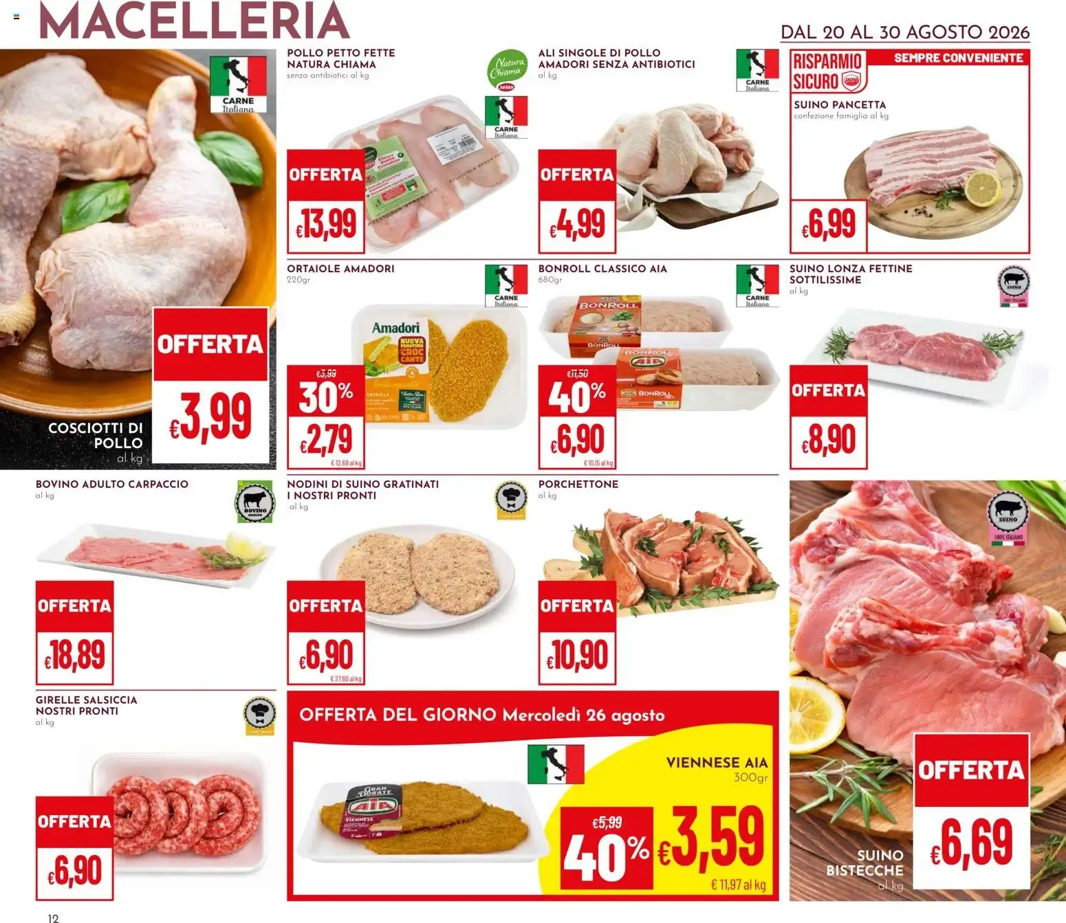 Iper Pan & Super Pan: Sconti 30%, 40%, 50% da 20 agosto a 30 agosto di 2026 - Pagina del volantino 12