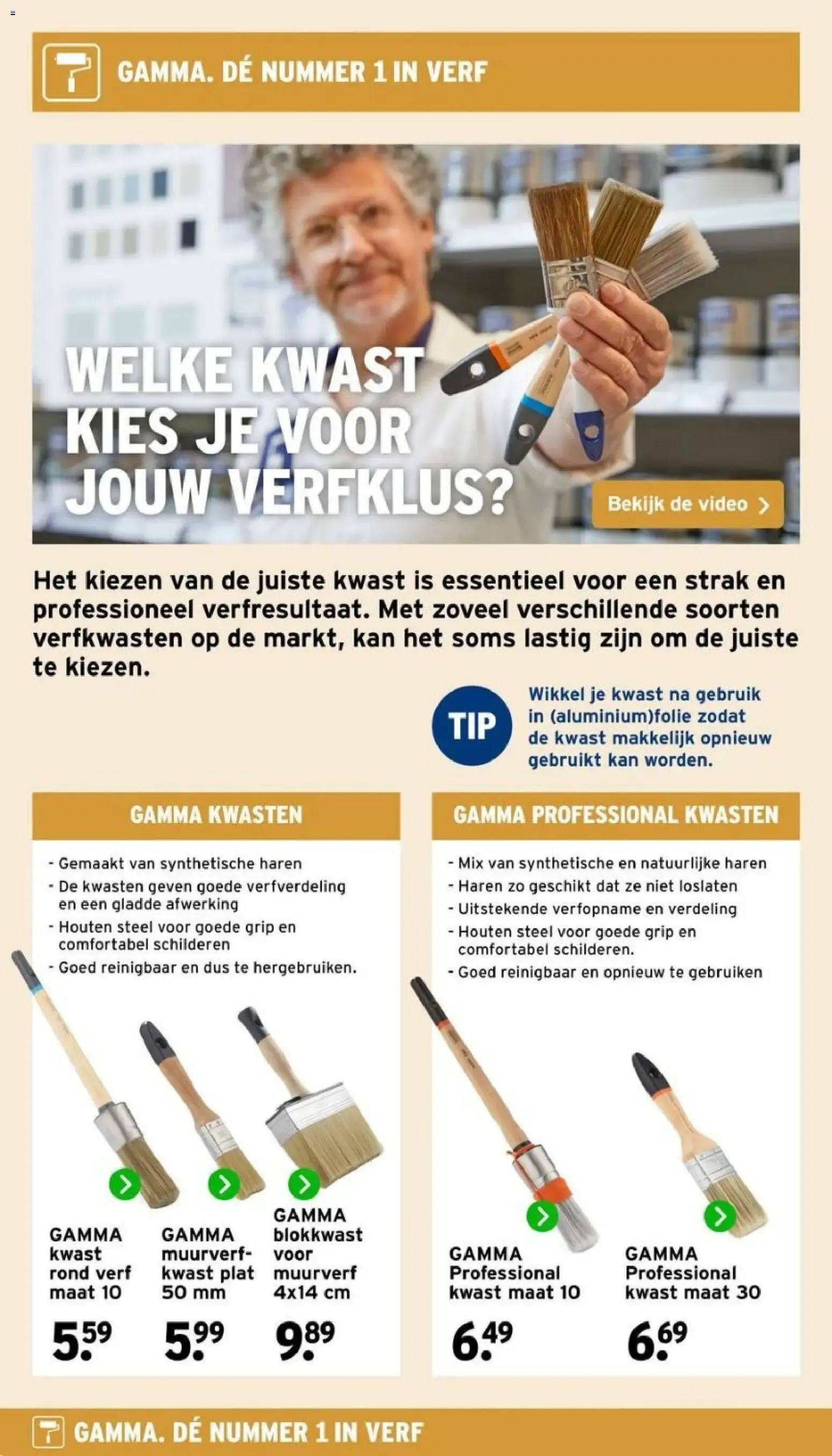 GAMMA: 6 WEKEN LANG DE BESTE VERFDEALS van 13 juli tot 23 augustus 2026 - Folder pagina 20
