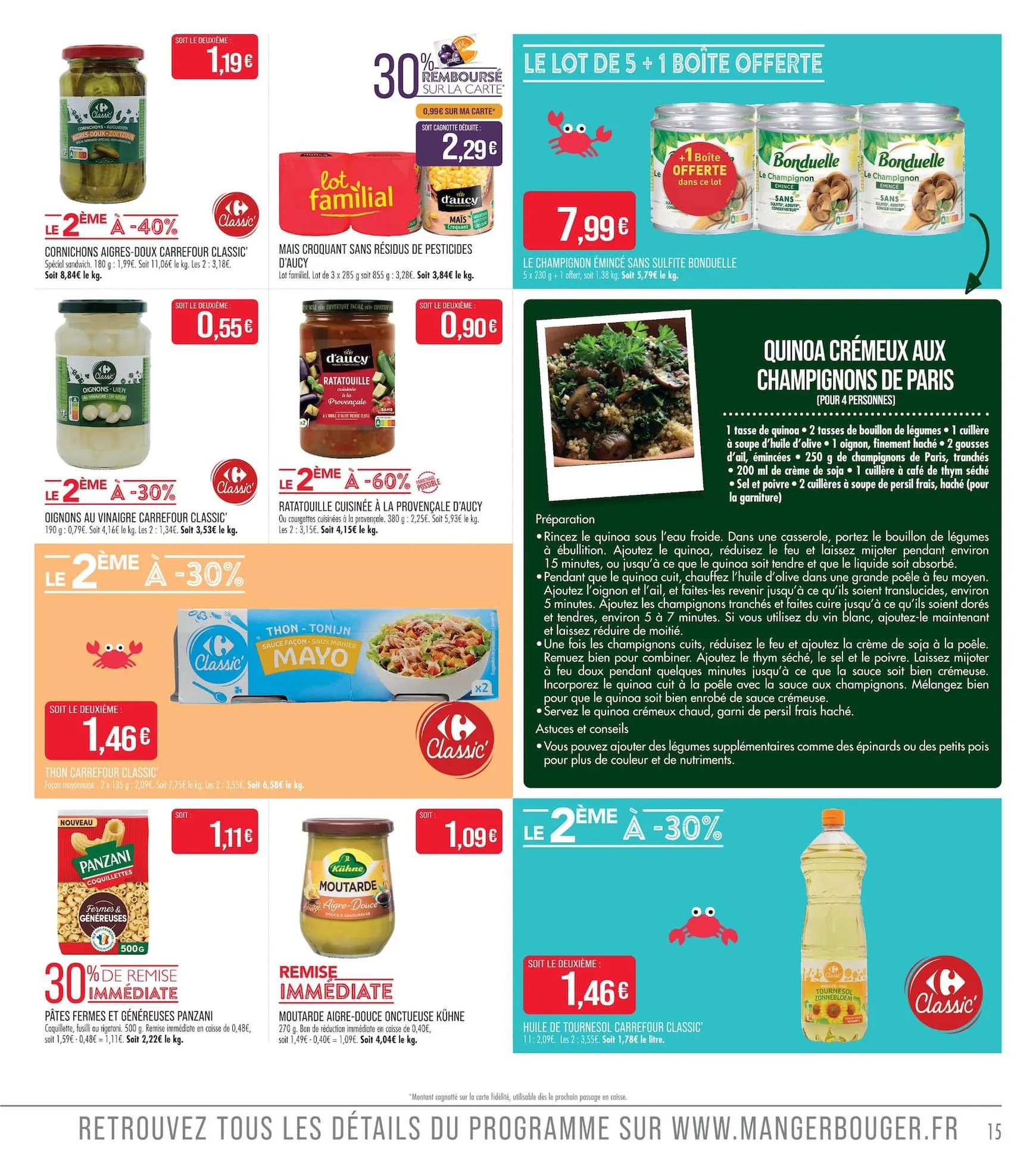Flyer Match pour la semaine prochaine du du mardi 28/07/2026 au du dimanche 09/08/2026 du 28 juillet au 9 août 2026 - Catalogue page 15