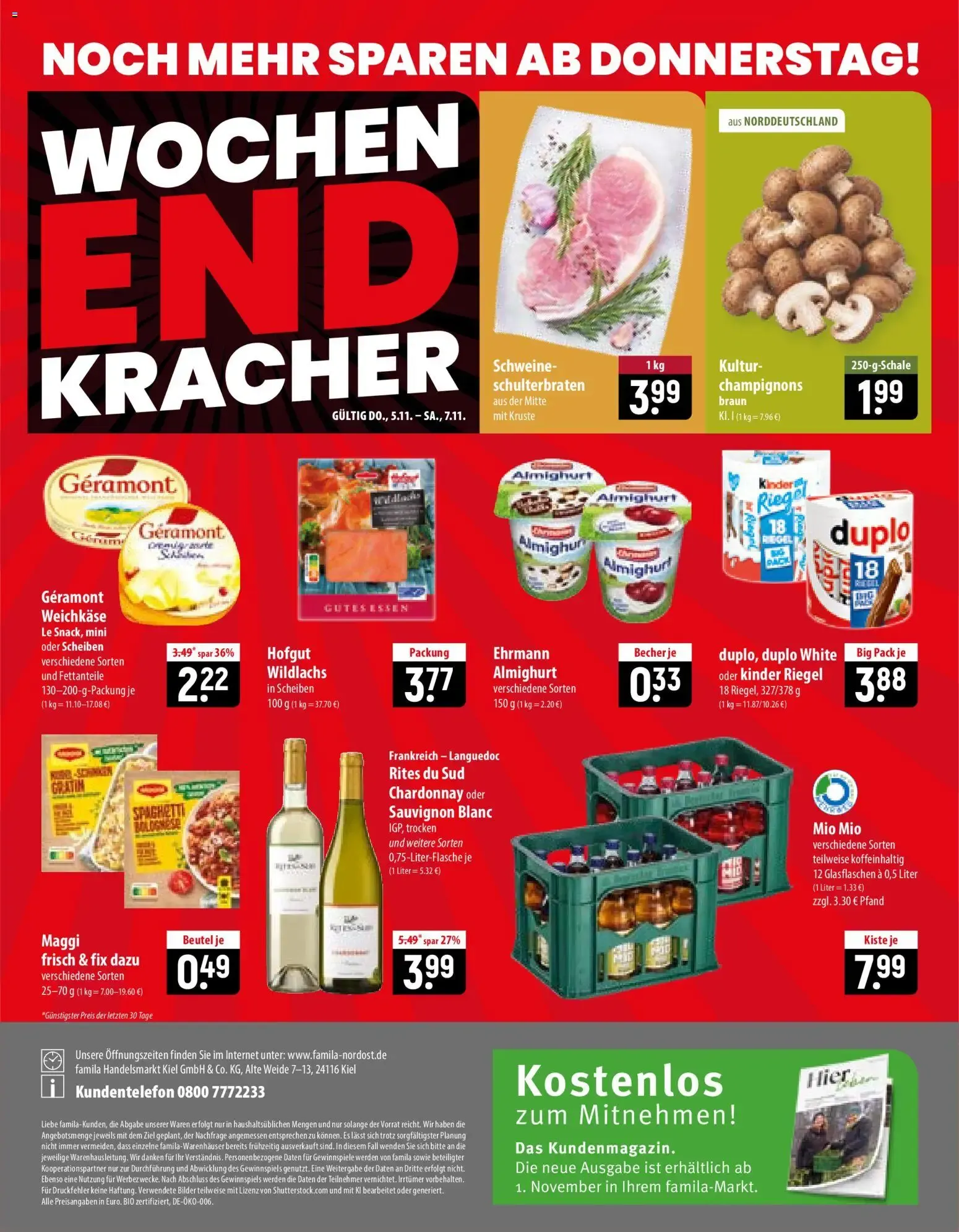 Famila Prospekt (ab 02.11.2026) zum Blättern von 2. November bis 7. November 2026 - Prospekt seite 28