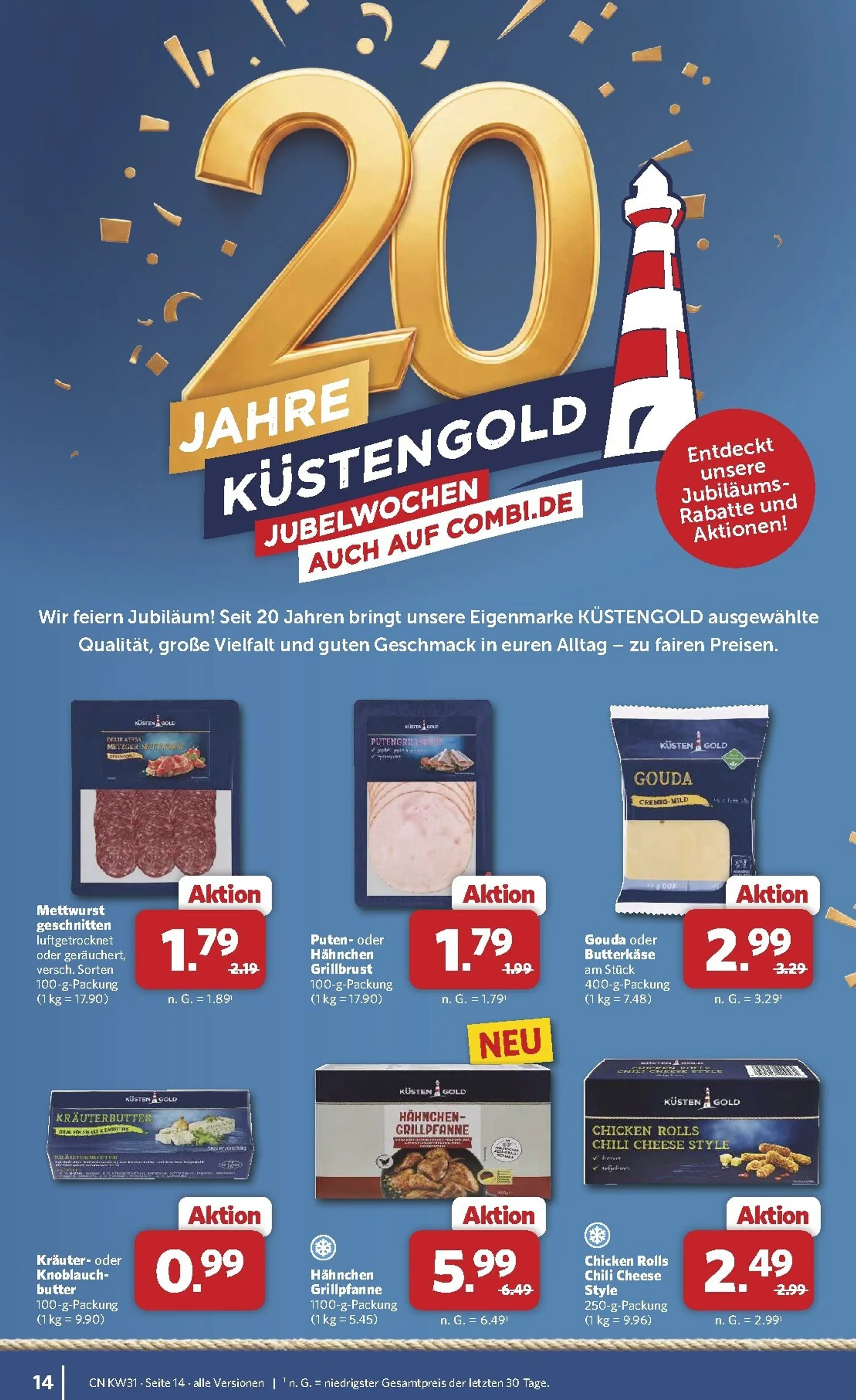 Combi Prospekt – von Montag 27.07.2026 bis Samstag 01.08.2026 von 27. Juli bis 1. August 2026 - Prospekt seite 14