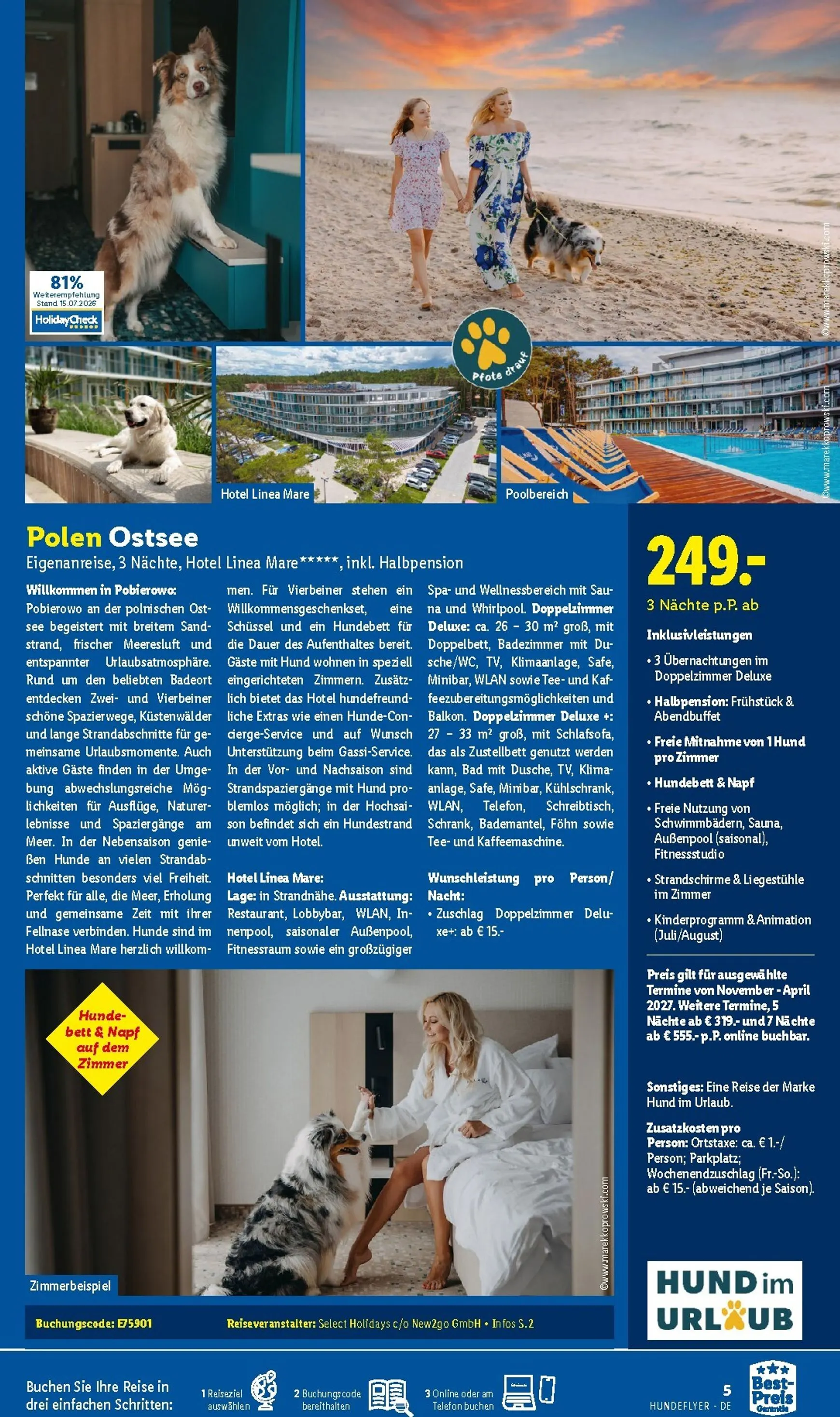 Urlaub mit Wau-Effekt lohnt sich. Lidl Reisen & Experiences von 29. Juli bis 31. Dezember 2026 - Prospekt seite 5