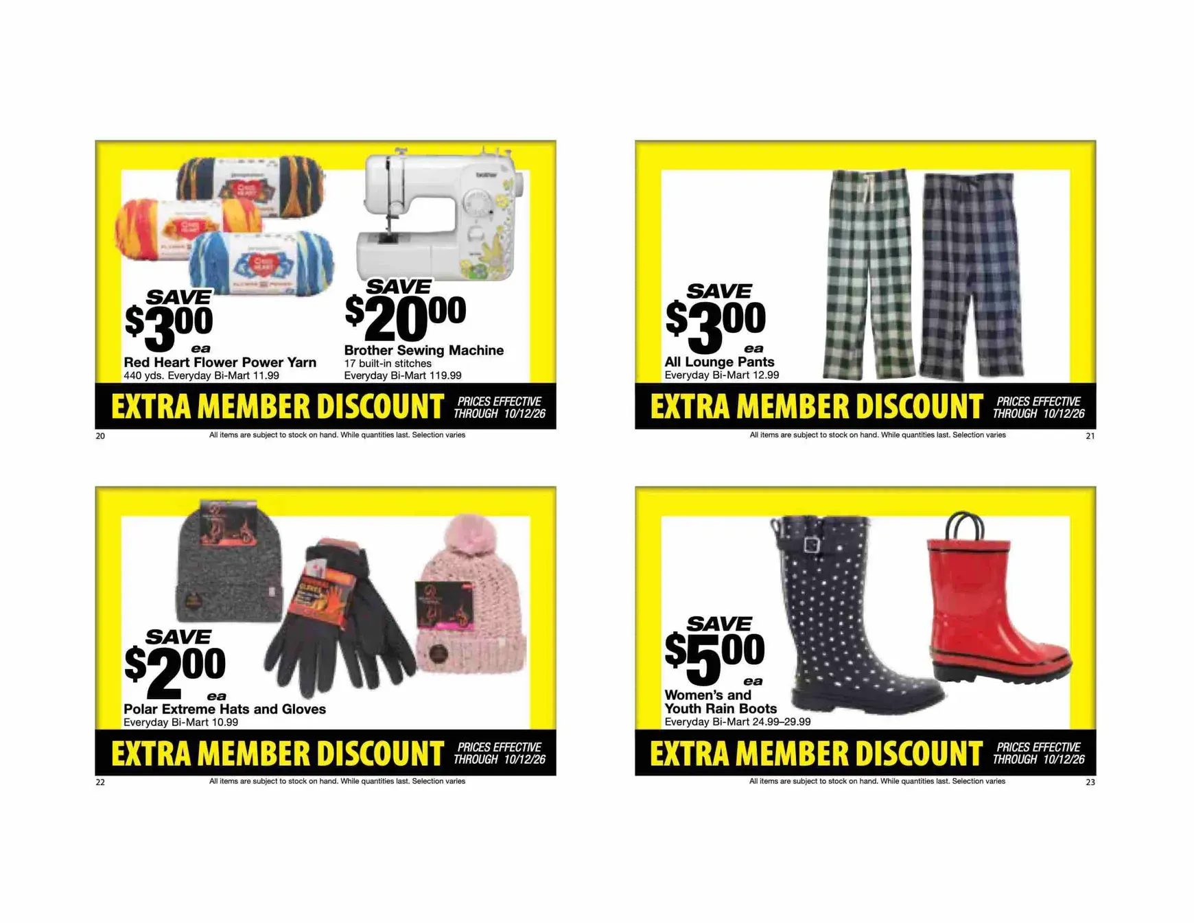 Weekly ad Future Bi-Mart - Extra member discount flyer valid from Thursday 10/01/2026 to Monday 10/12/2026 from October 1 to October 12 2026 - Page 7